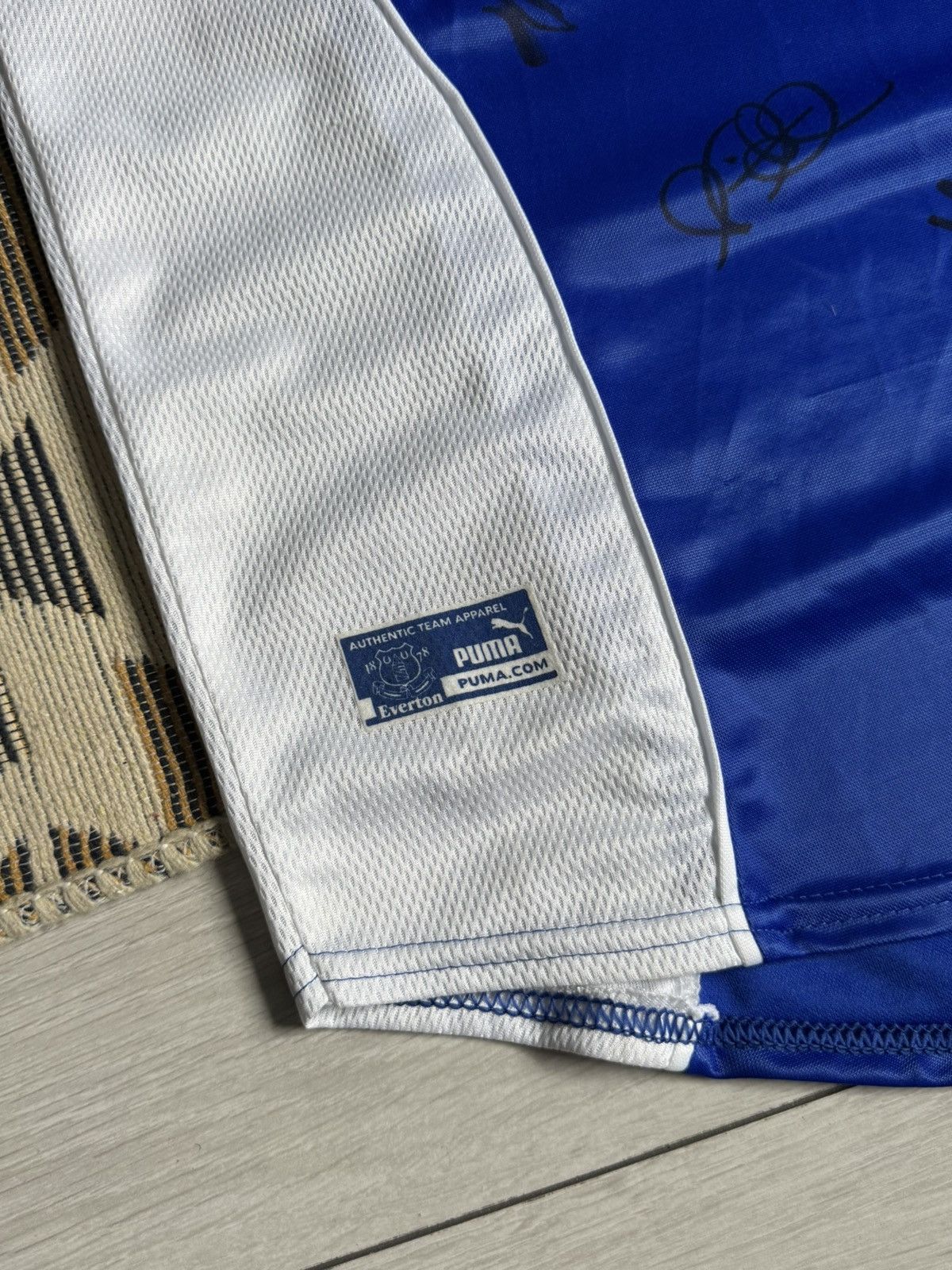 Puma ❗️WITH AUTOGRAPHS❗️Vintage Puma Everton 2000-02 Jersey Size US M / EU 48-50 / 2 - 7 Thumbnail