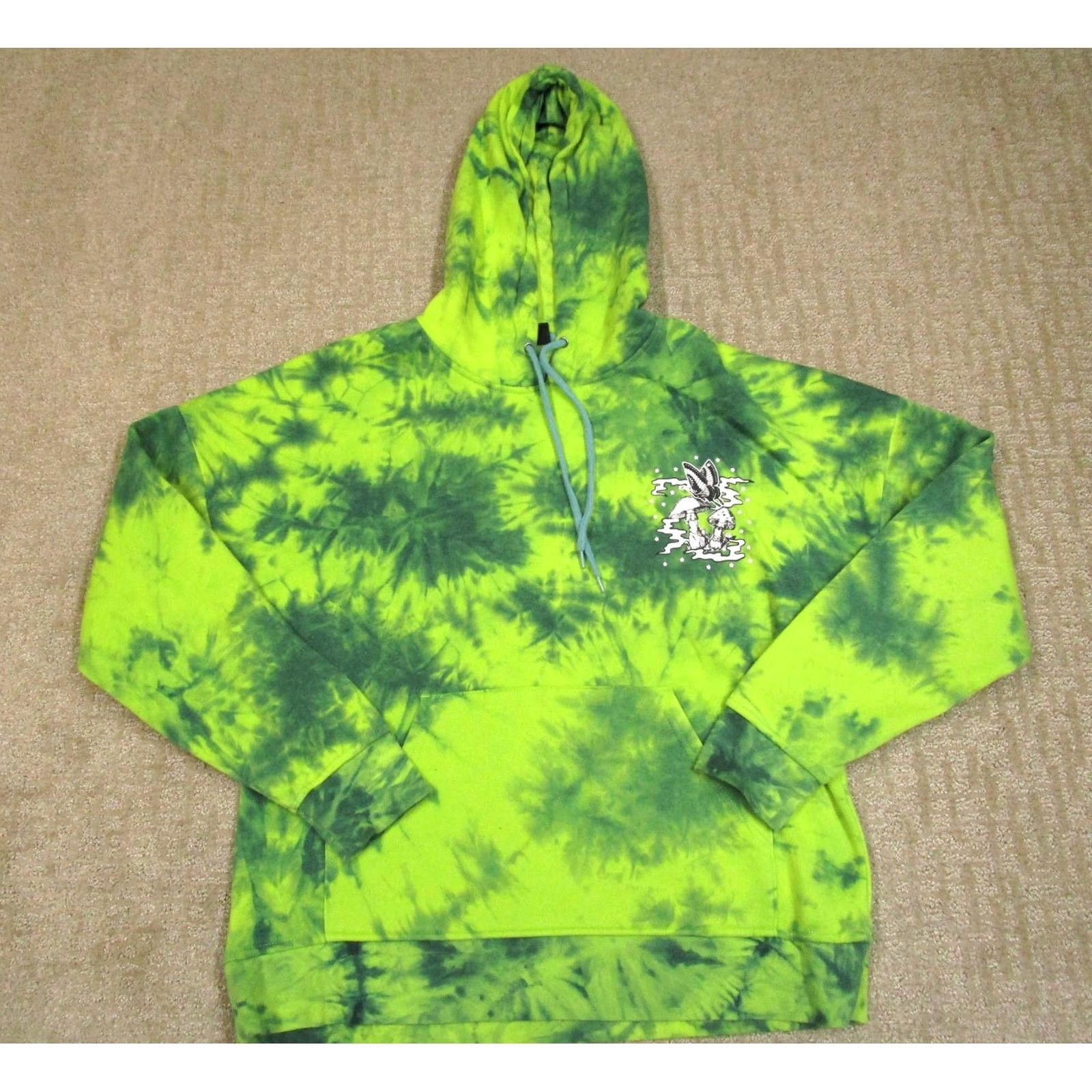 Empyre Empyre Russell Athletic Hoodie Men M Green Knit Logo Pockets Hooded Pullover All Seasons Regular Vintage No Size US M / EU 48-50 / 2 - 2 Thumbnail