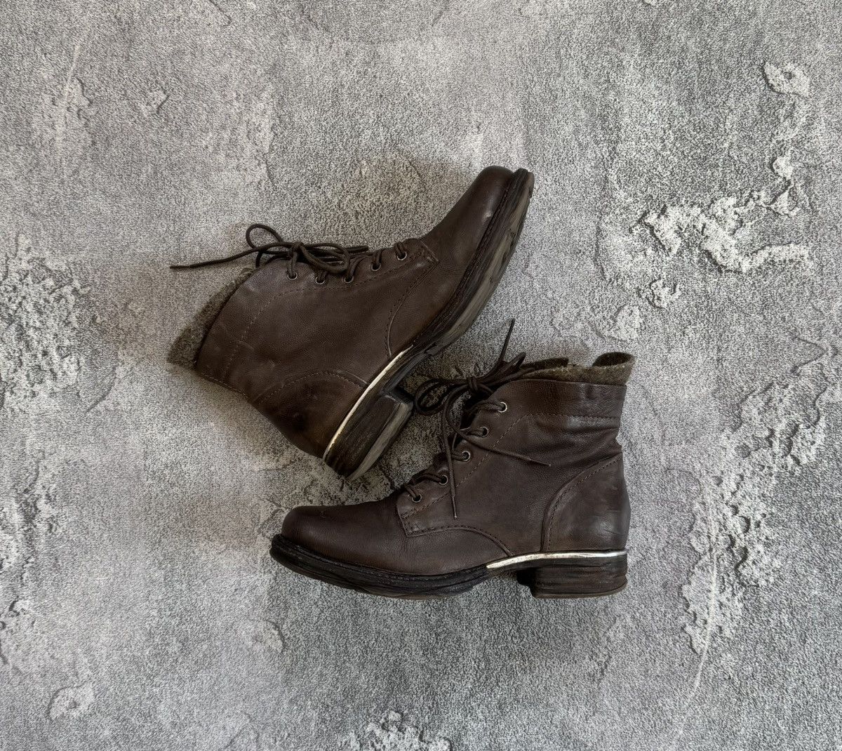 A.S.98 × Vintage AS98 A.S.98 Airstep 37 leather zip biker shoes boots cowboy Size US 7 / IT 37 - 1 Thumbnail