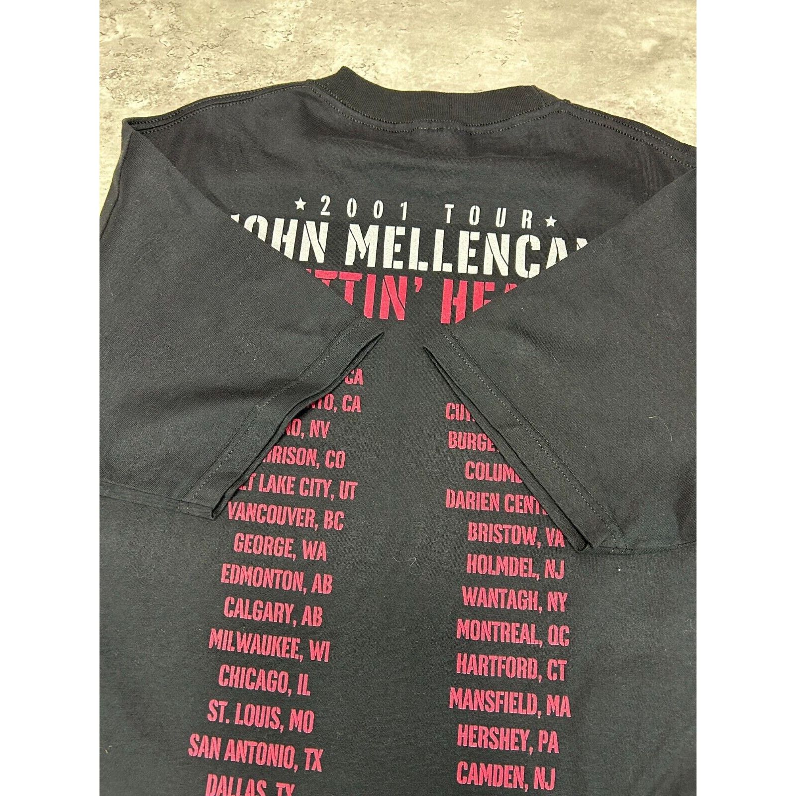 Vintage Vintage 2001 John Mellencamp Cuttin Heads T-Shirt Size Large Size US L / EU 52-54 / 3 - 11 Thumbnail