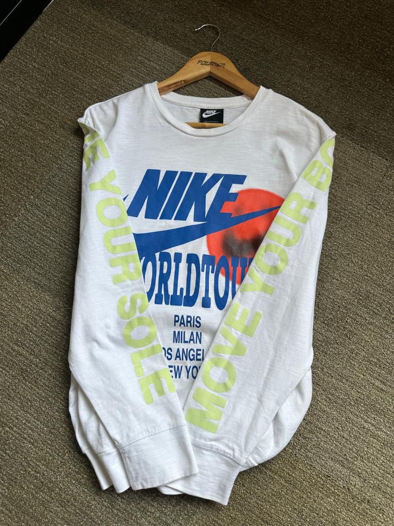 Band Tees × Designer × Nike NIKE WORLD TOUR TEE Size US L / EU 52-54 / 3 - 3 Thumbnail