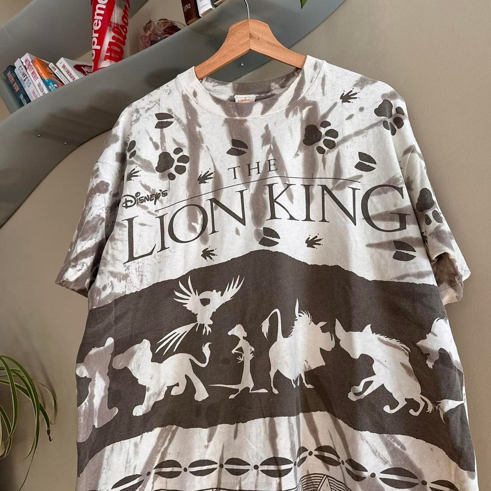 Disney × Vintage Vintage The Lion King white Movie Promo Shirt Size US XL / EU 56 / 4 - 2 Thumbnail