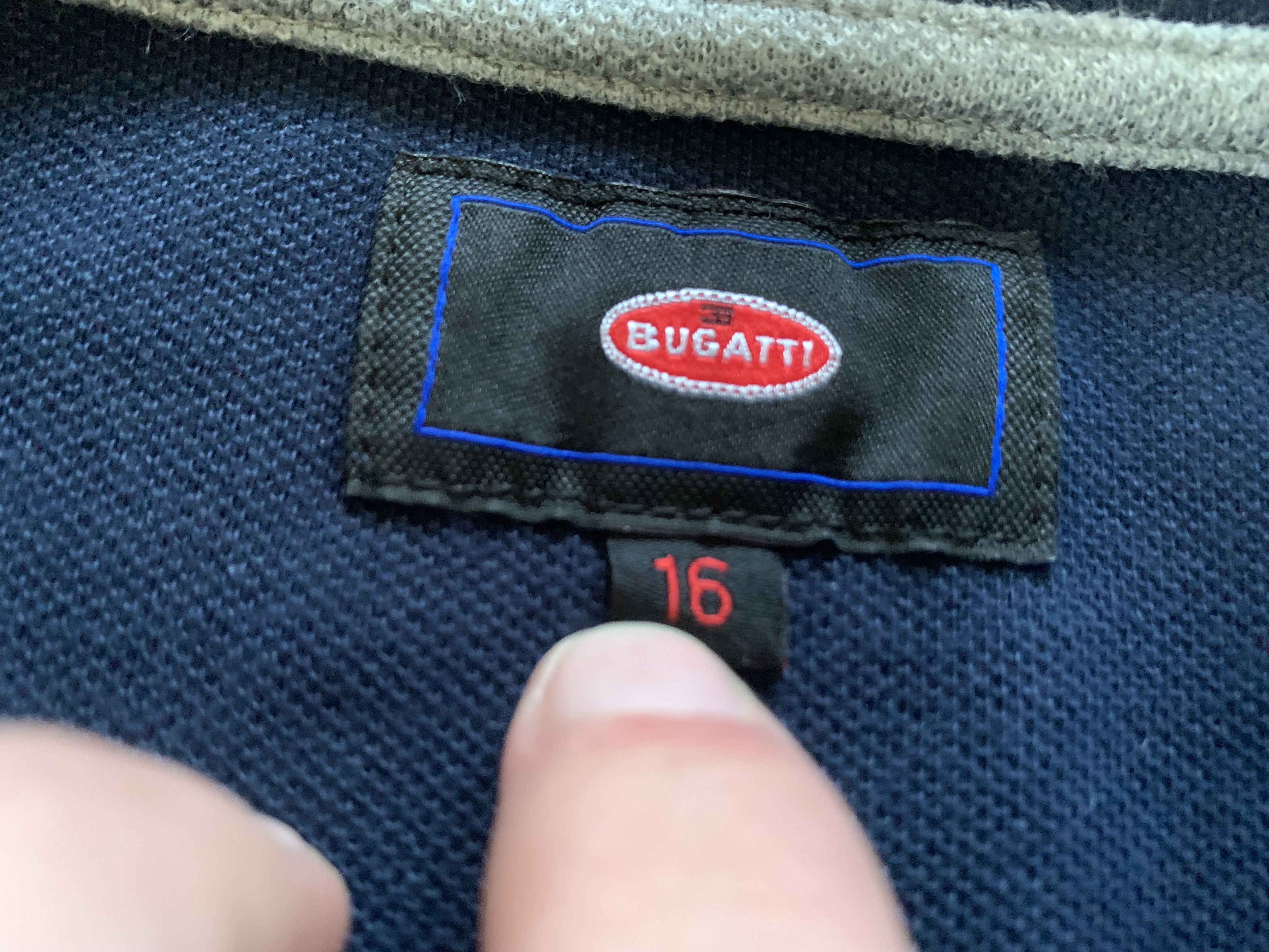 Bugatti Bugatti Navy Long Sleeve Polo T Shirt Size US L / EU 52-54 / 3 - 6 Thumbnail