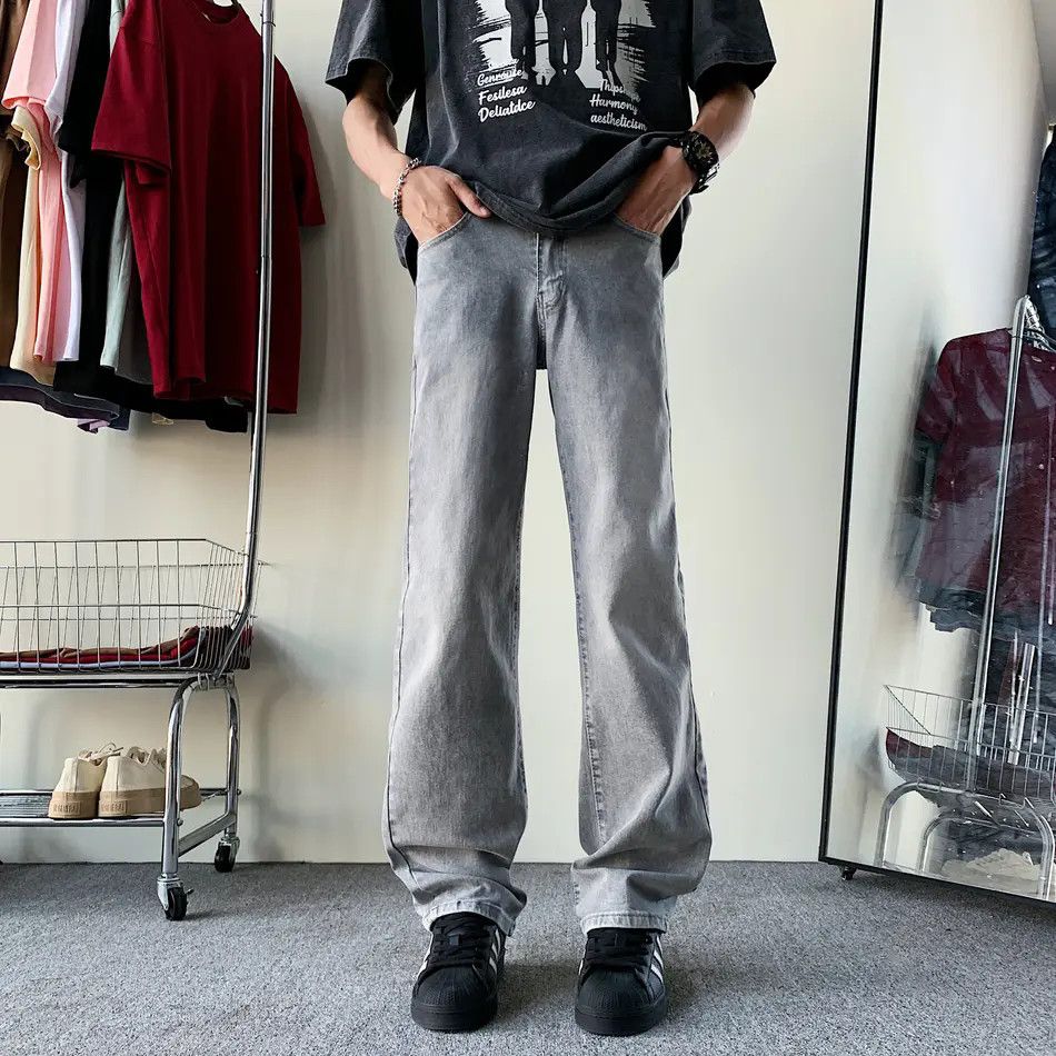Japanese Brand × Jean Retro casual straight leg wide leg jeans Size US 32 / EU 48 - 3 Thumbnail