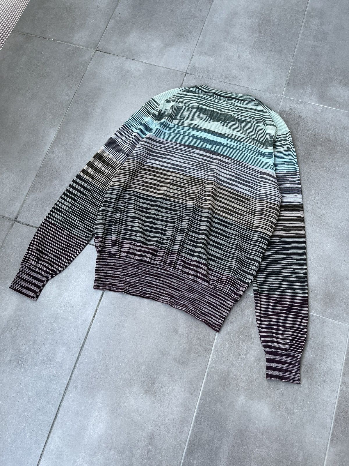 Missoni !DS! AW23 Missoni Striped Wool Sweater Size US L / EU 52-54 / 3 - 9 Thumbnail