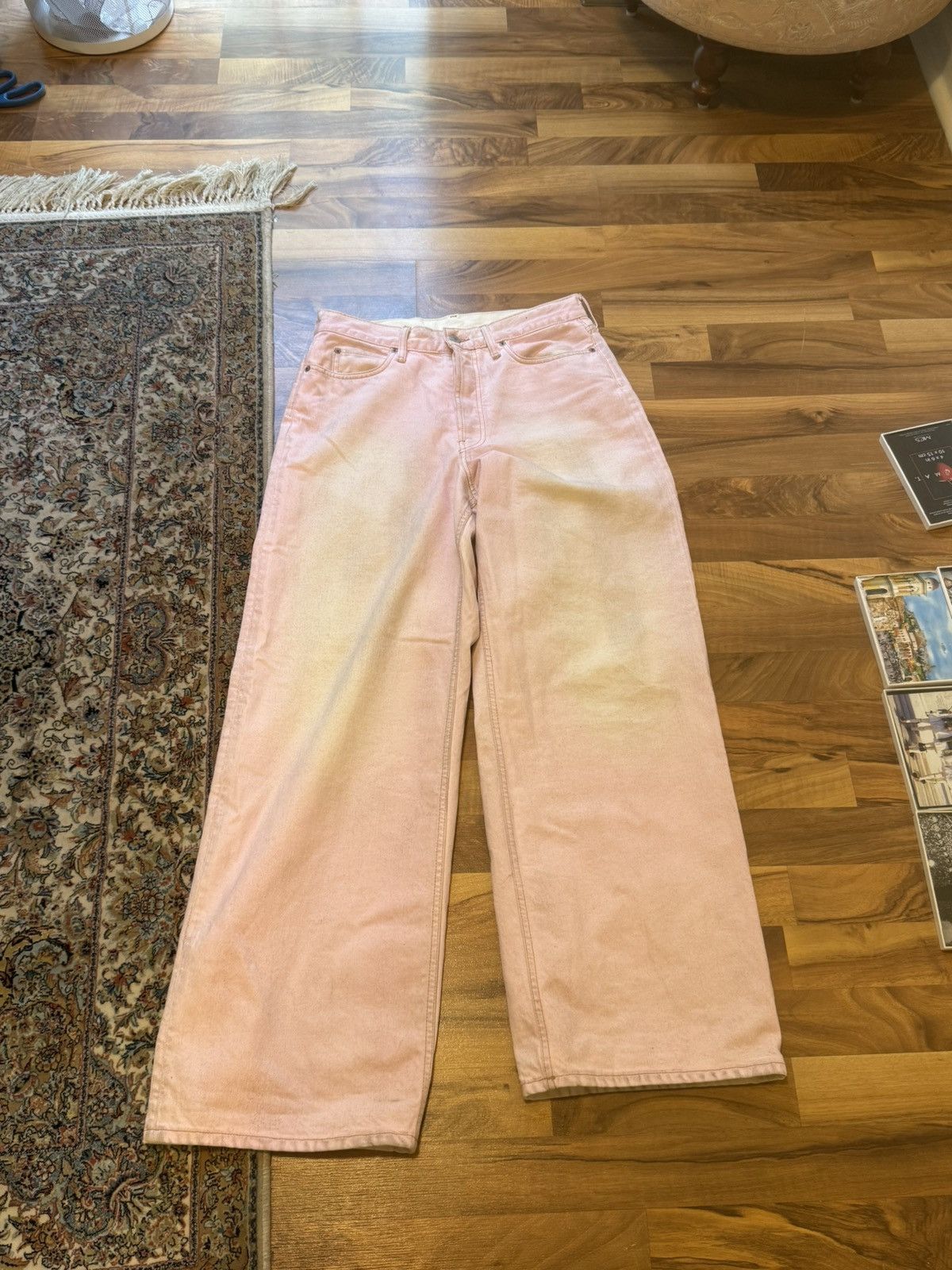 Acne Studios Acne Studios Pale Pink Denim Size US 31 - 1 Thumbnail