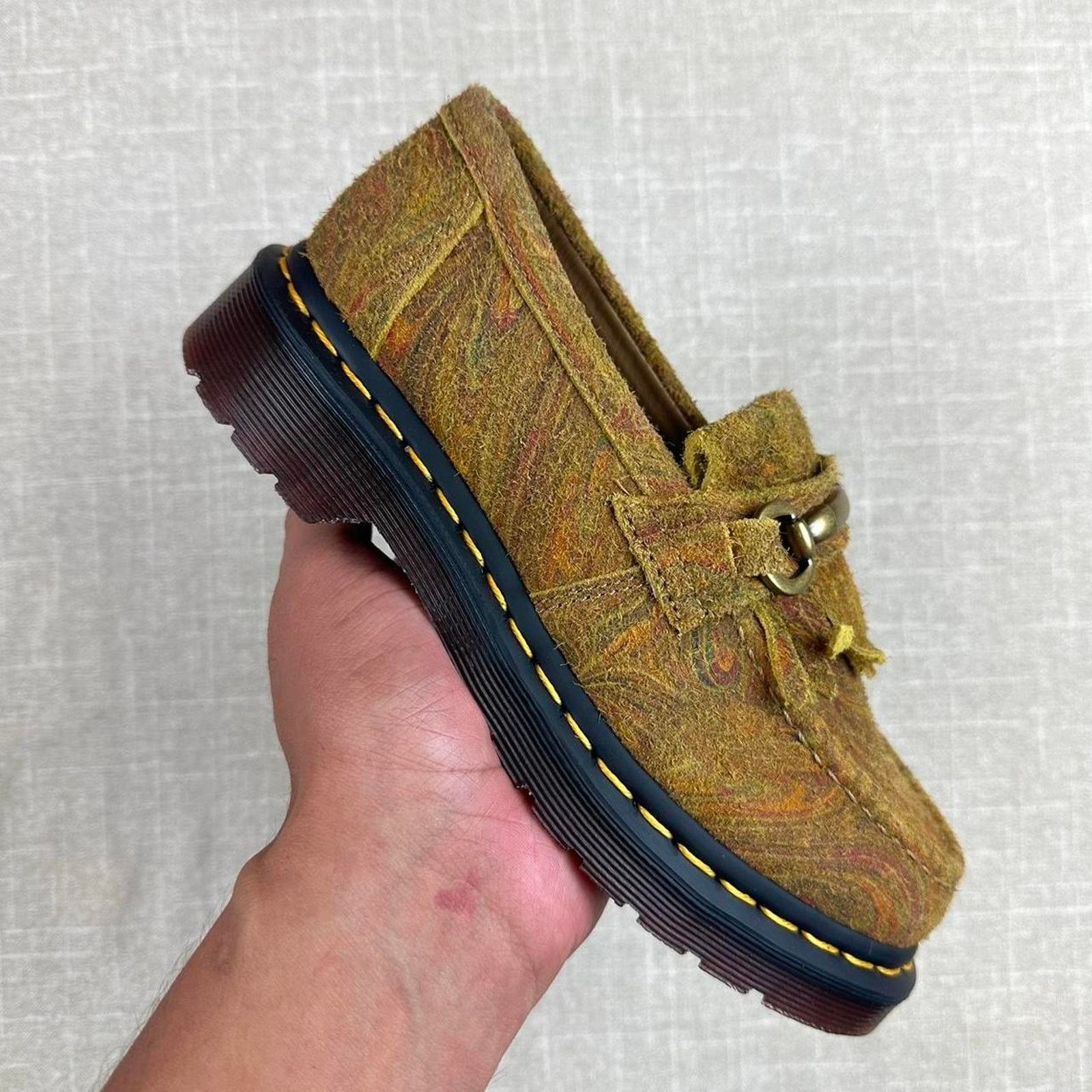 Dr. Martens Dr. Martens Adrian Snaffle Marbled Suede Women 5 Size US 5 / IT 35 - 1 Thumbnail