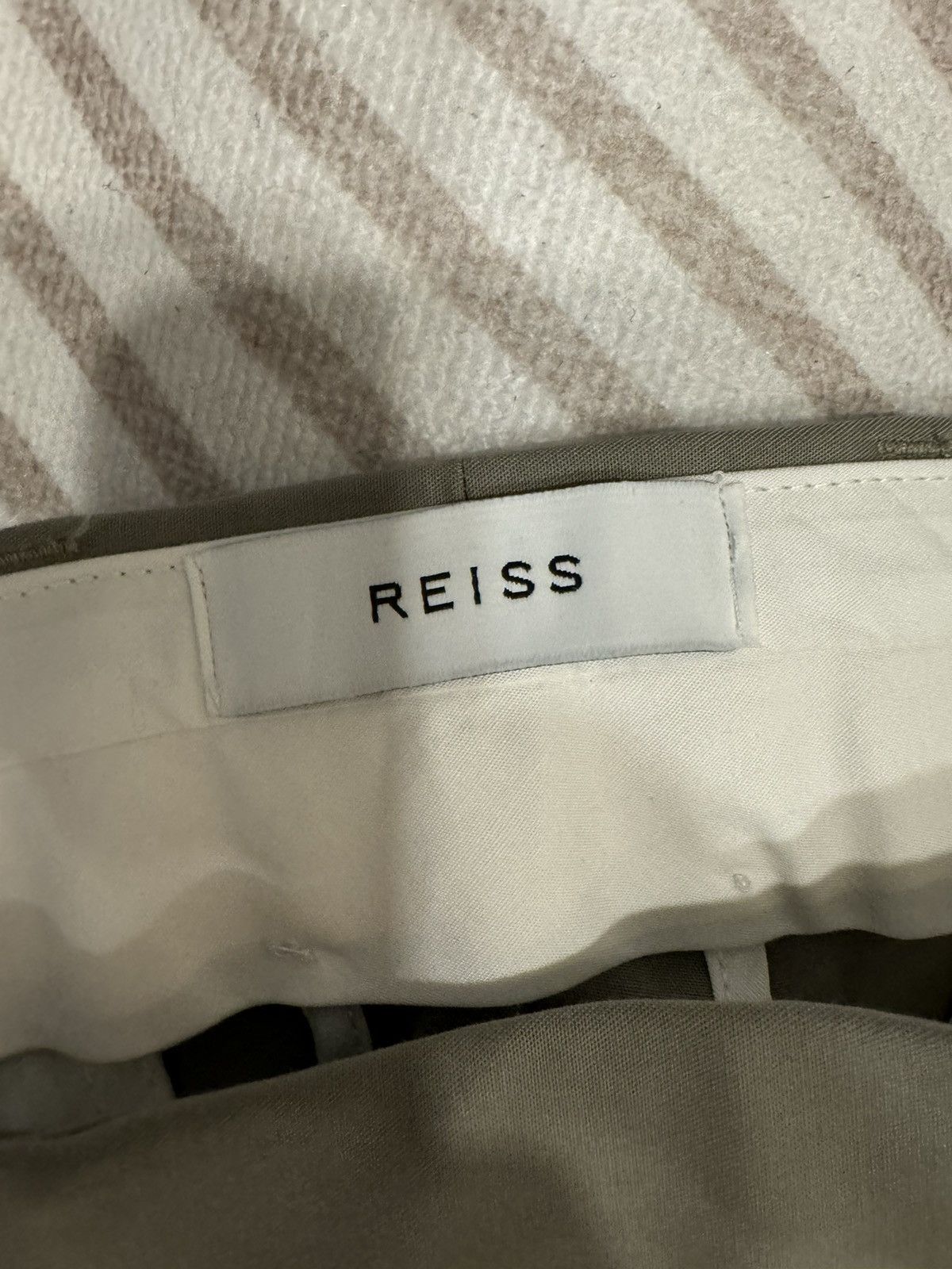 Reiss NEW Men’s Reiss Eastbury Slim Chino Pant Sage 36 Waist Size 36R - 4 Thumbnail