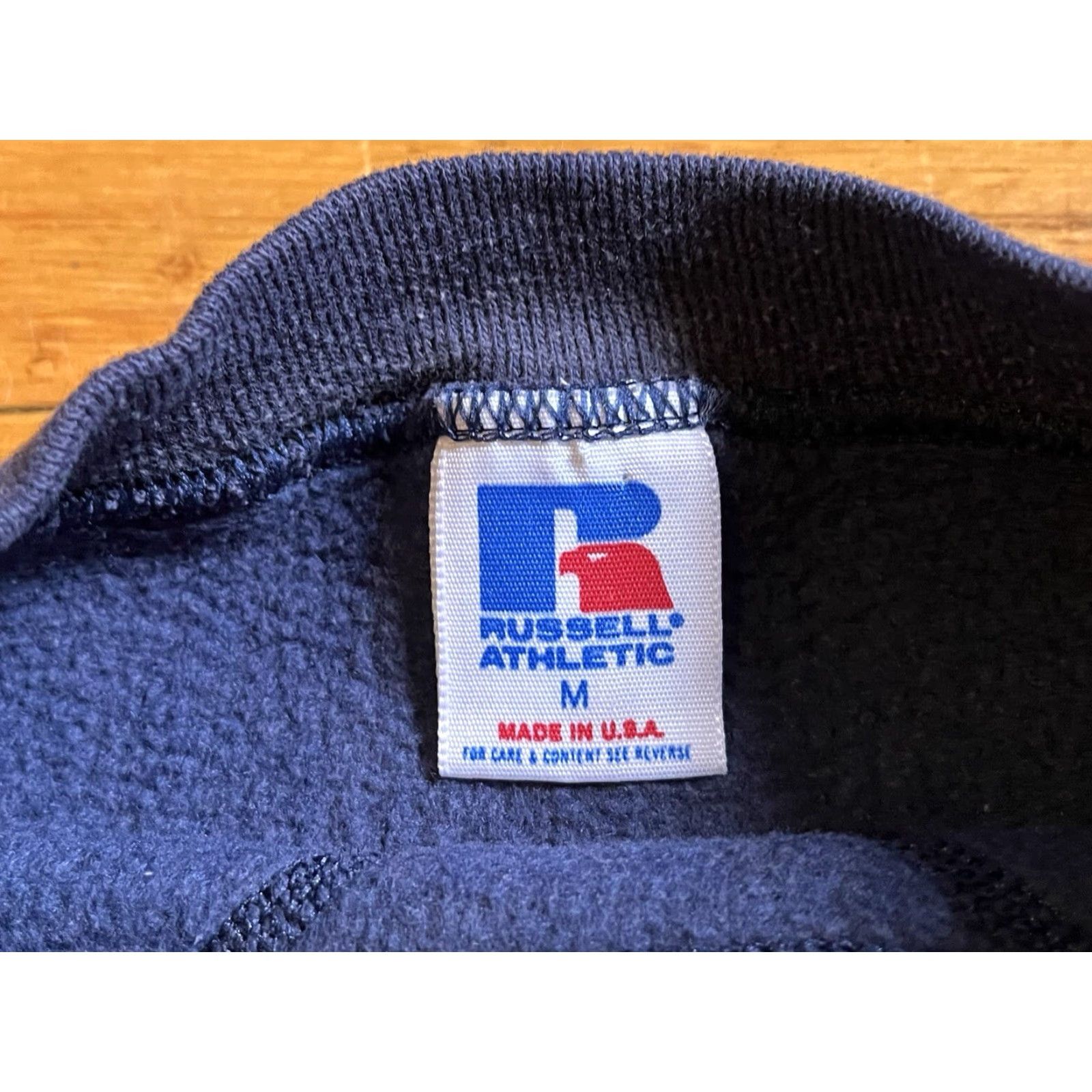 Russell Athletic VINTAGE Russell Athletic Meridian University Sweatshirt Men’s Medium Blue 90s Size US M / EU 48-50 / 2 - 5 Thumbnail
