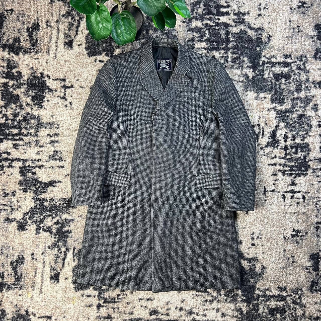 Burberry Burberrys Vintage Y2K Luxury Button Up Lamb Wool Coat Size US L / EU 52-54 / 3 - 1 Thumbnail