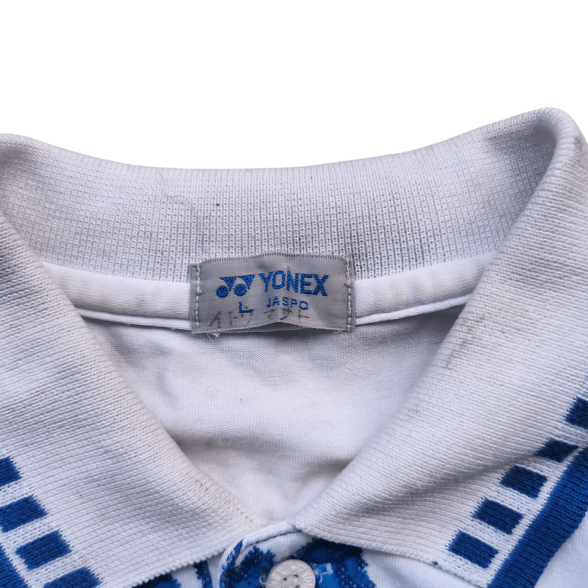 Japanese Brand Vintage 1990s Polo Yonex Abstract Size US L / EU 52-54 / 3 - 4 Thumbnail
