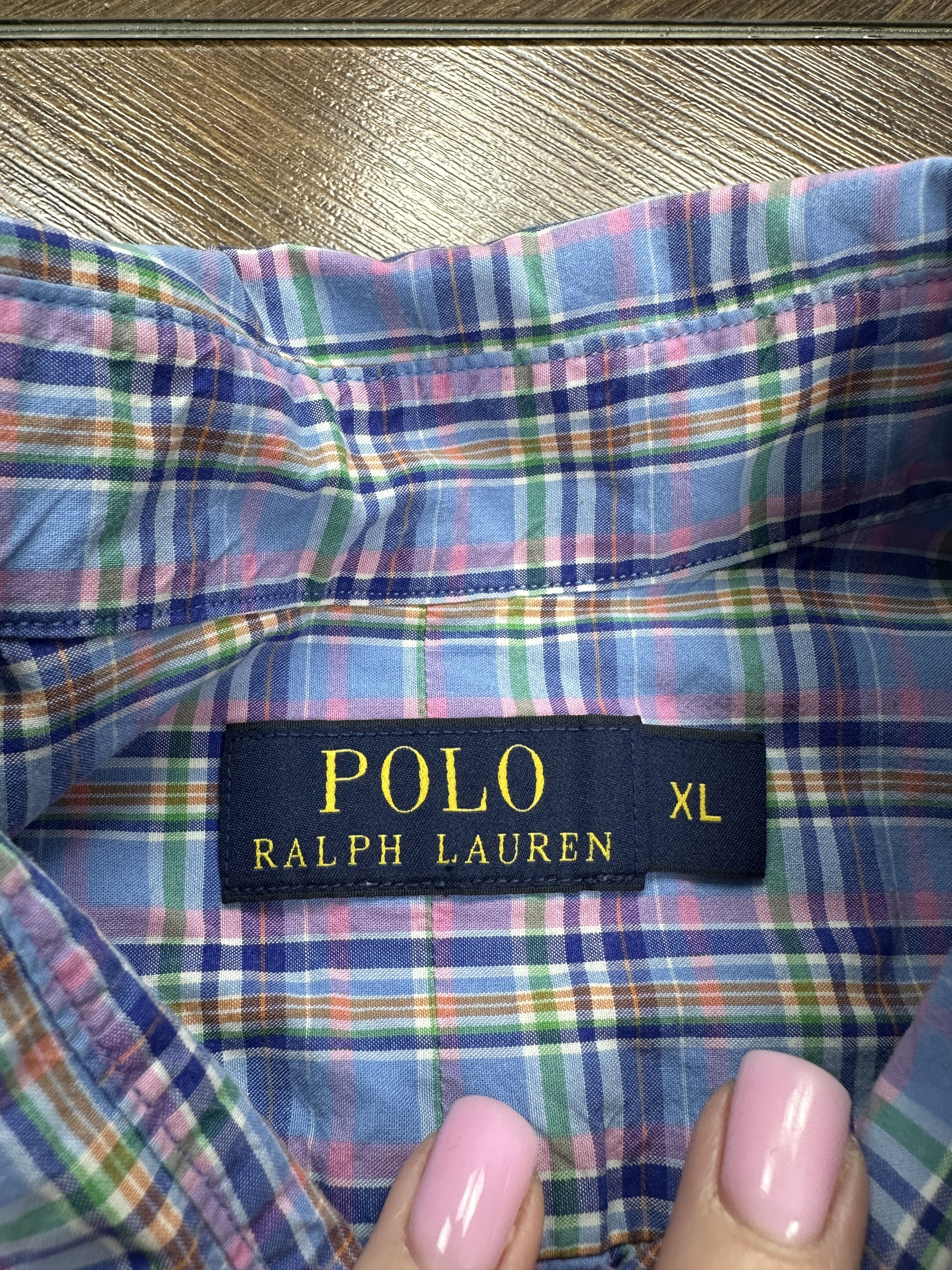 Polo Ralph Lauren Polo Ralph Lauren vintage long sleeve plaid shirt y2k Size US XL / EU 56 / 4 - 4 Thumbnail
