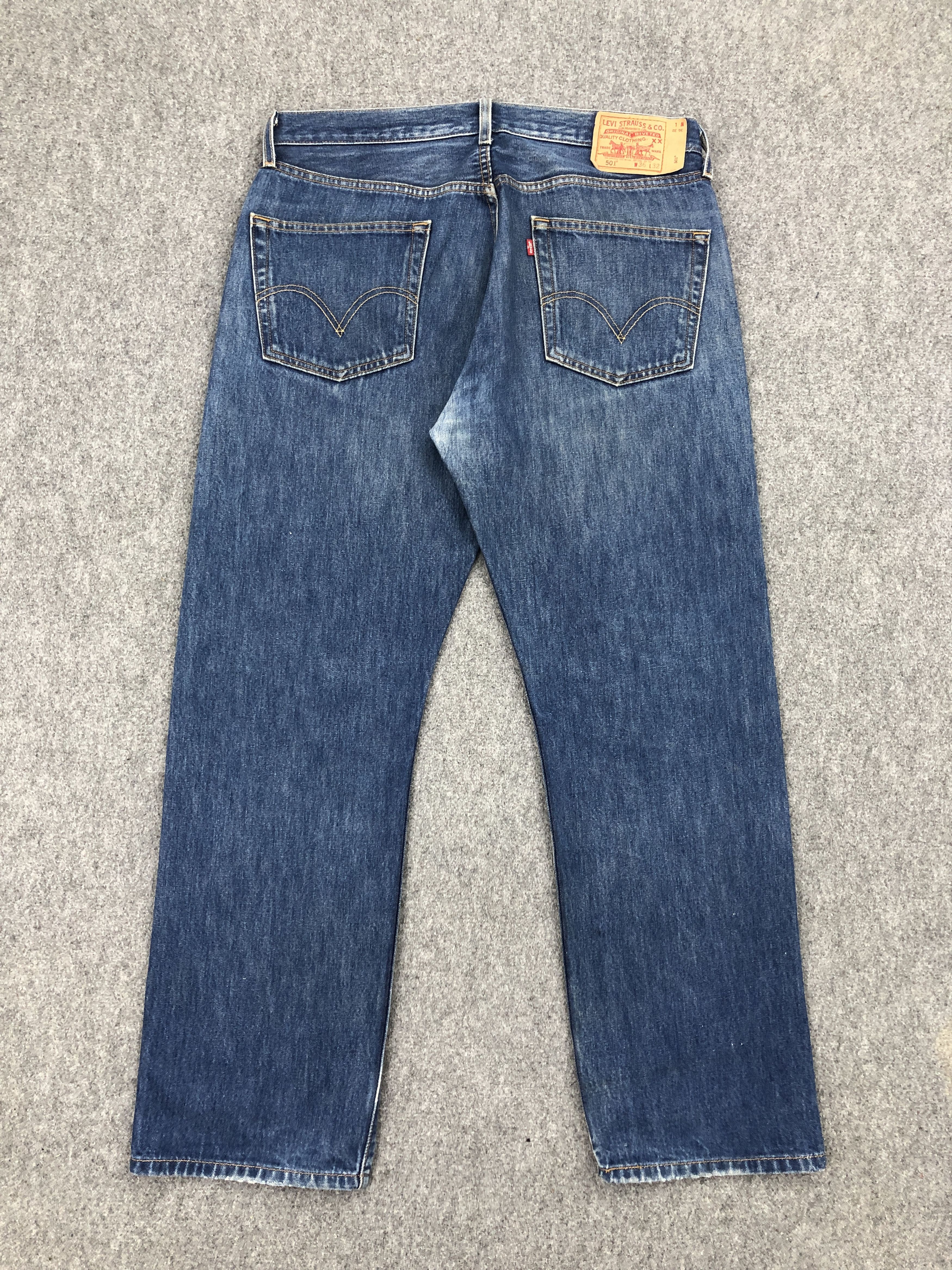Levi's Vintage Levi's 501 Faded Blue Jeans DP2297 Size US 34 / EU 50 - 3 Thumbnail