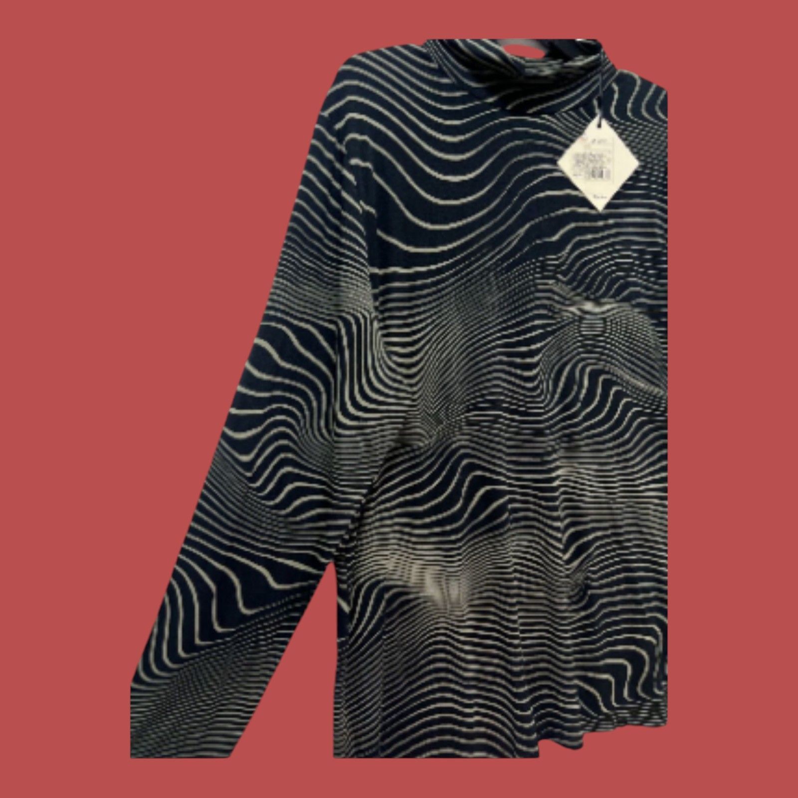 Other Ava & Viv - Women's Long Sleeve Mock Turtleneck T-Shirt - Bl Size XXL / US 16-18 / IT 52-54 - 16 Thumbnail