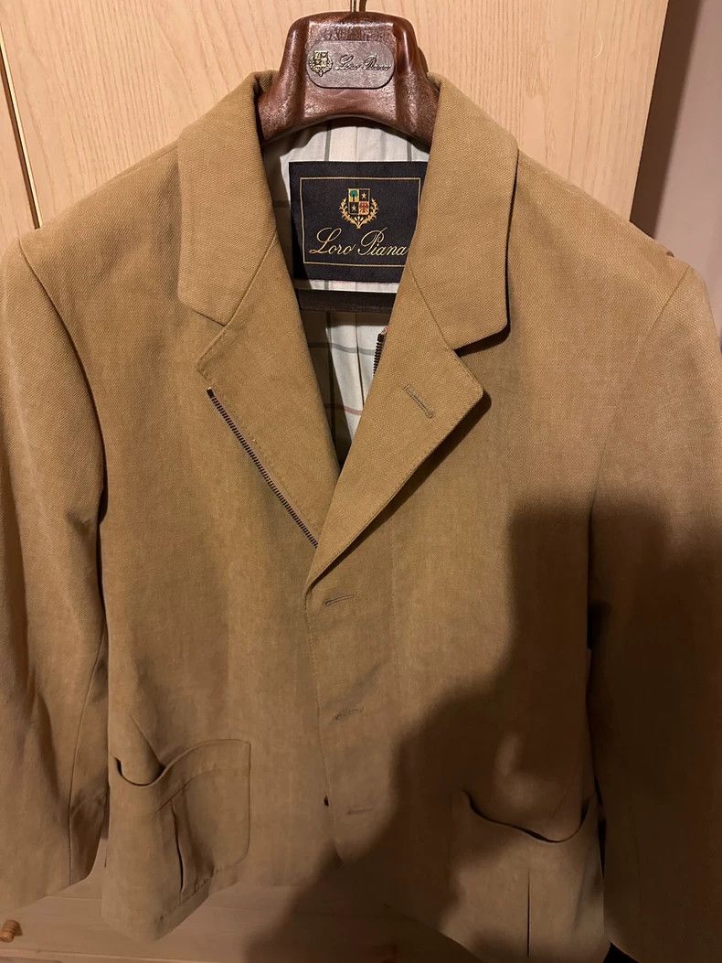 Loro Piana Loro Piana Beige Jacket Size L Size US L / EU 52-54 / 3 - 1 Thumbnail