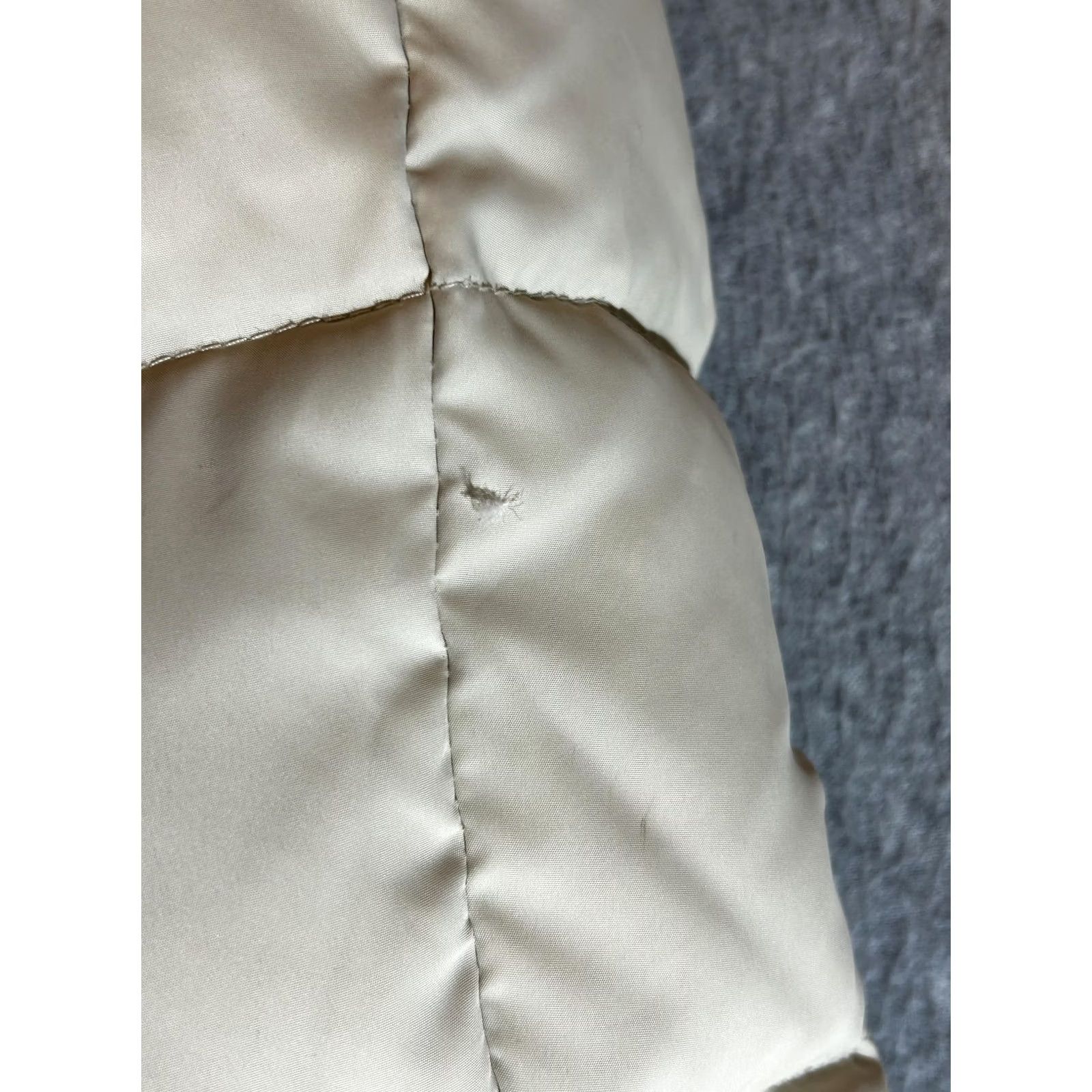 Ralph Lauren Lauren Ralph Womens Medium Down Puffer Long Coat Beige Size M / US 6-8 / IT 42-44 - 5 Thumbnail