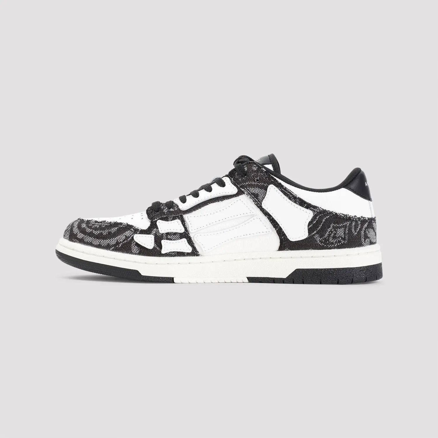 Amiri o1s1wg110426 Bandana Denim Skeleton Top Low Sneakers Size US 11 / EU 44 - 2 Thumbnail