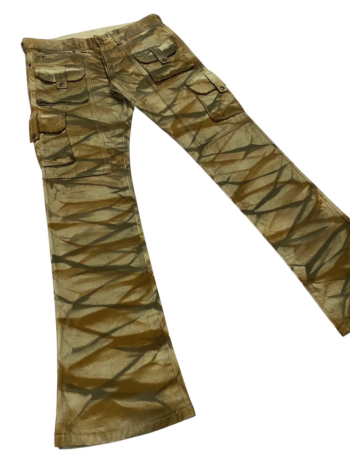 Japanese Brand × Tornado Mart Rare Design‼️Tornado Mart Flare Multi-Pocket Pants Size US 32 / EU 48 - 17 Thumbnail