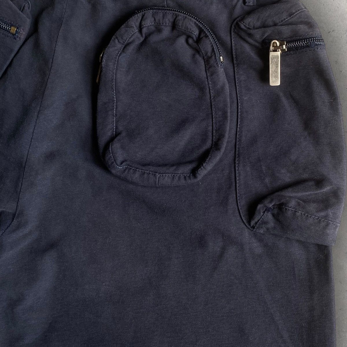 Dirk Bikkembergs × Vintage Bikemberg Dark Navy Utility Cargo Pants Size US 30 / EU 46 - 7 Thumbnail