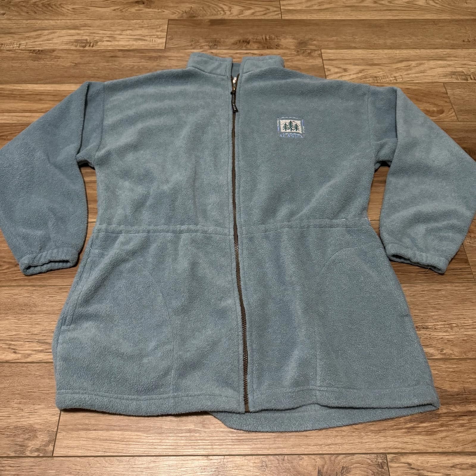 Other Vintage 90s Alaska Fleece Zip Up Polar Graphics Size XL / US 12-14 / IT 48-50 - 1 Thumbnail