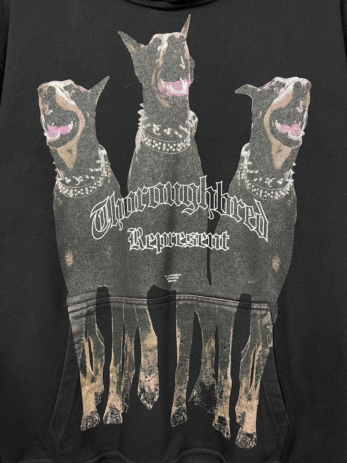 Represent Clo. Represent Thoroughbred Doberman Oversized Hoodie Size L Size US L / EU 52-54 / 3 - 5 Thumbnail