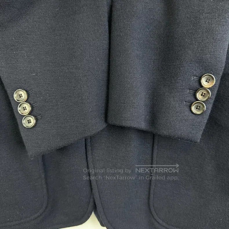 Louis Vuitton Louis Vuitton Navy V-Neck Leather Button jacket Size US M / EU 48-50 / 2 - 6 Thumbnail