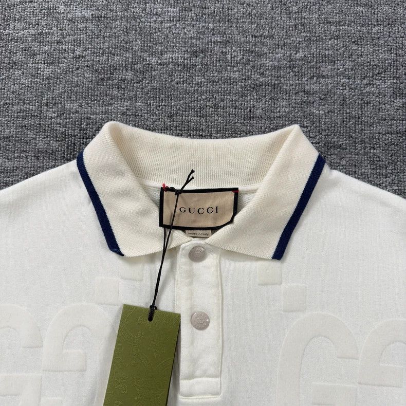 Gucci Gucci 24 beige polo shirts 2503-Nextarrow Size US XXL / EU 58 / 5 - 2 Thumbnail