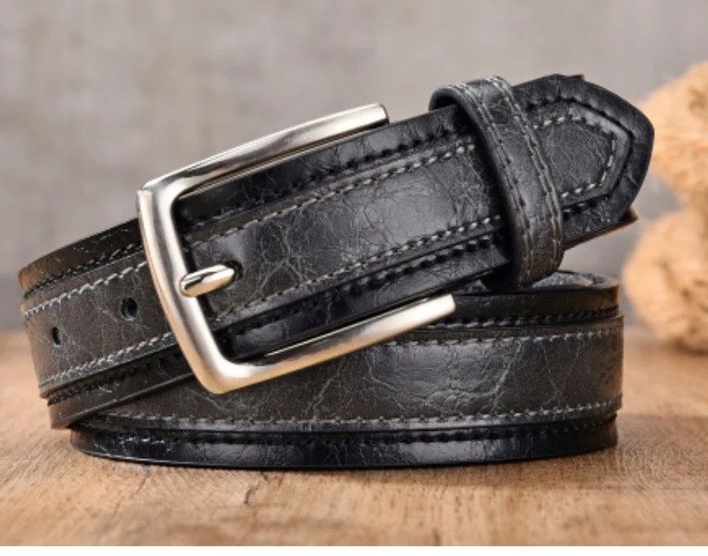 Other Casual Strap Jeans Trouser Leather Luxury Pin Buckl Size ONE SIZE - 1 Preview