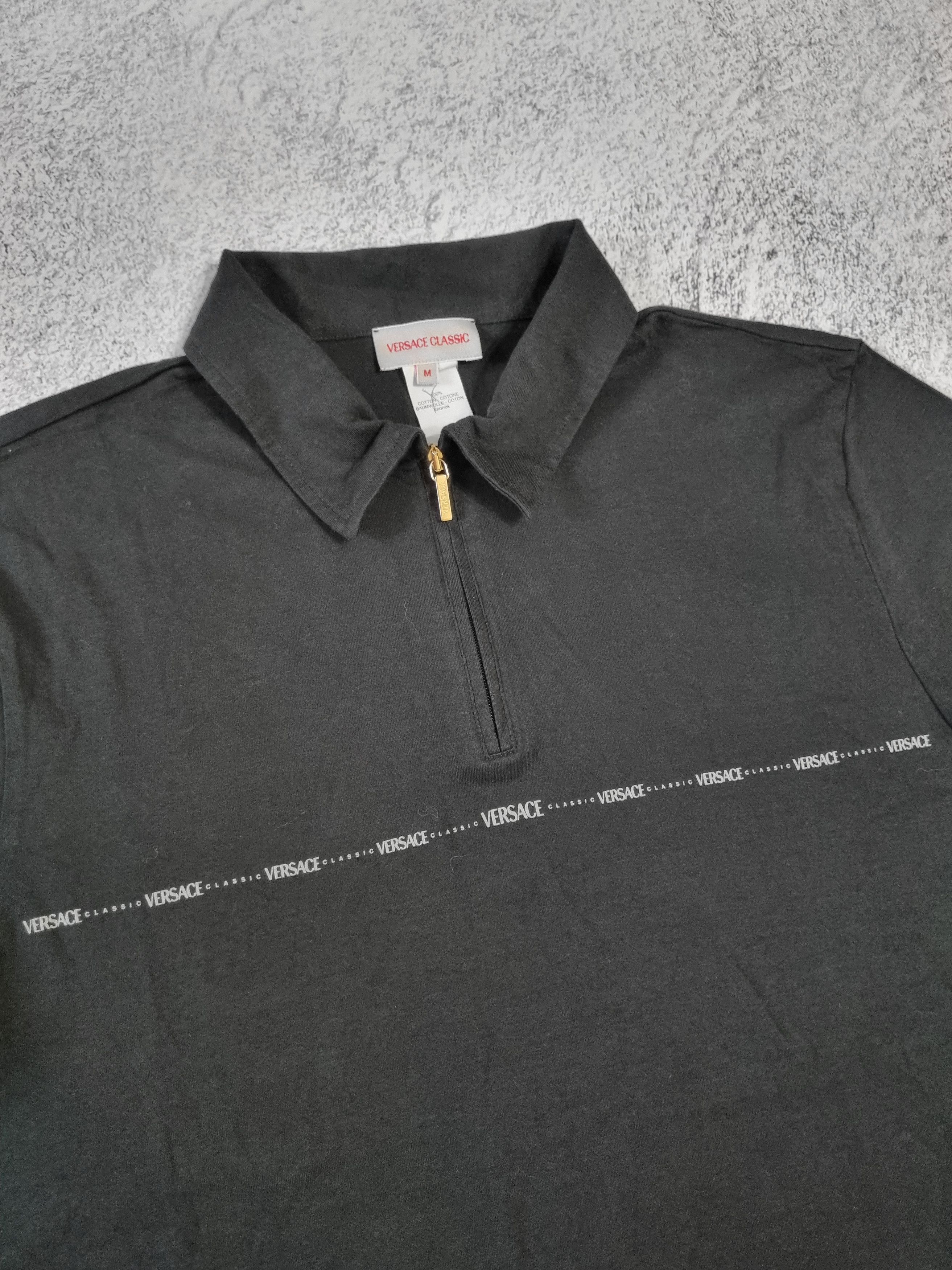 Versace Versace Classic Zip Polo Size US M / EU 48-50 / 2 - 3 Thumbnail