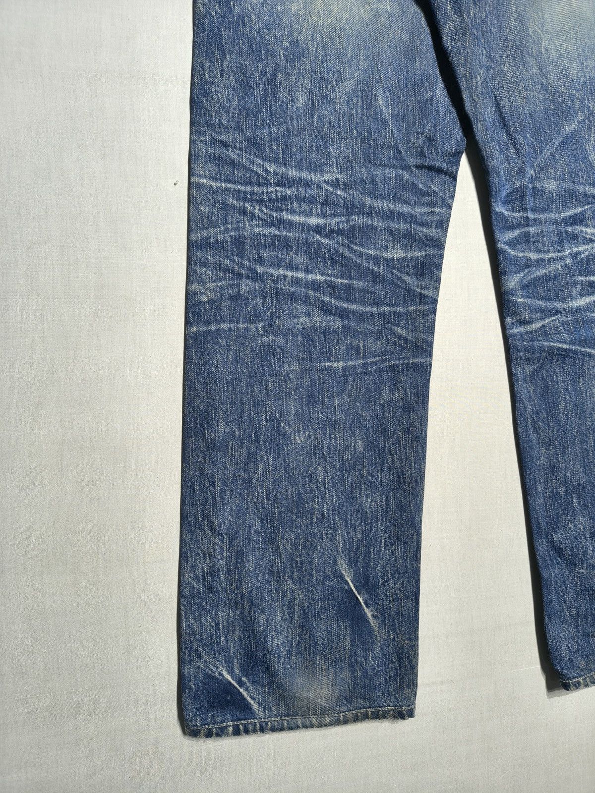 Japanese Brand Vintage Big Train Koi Fish Embroidered Denim Y2K 🐟(046) Size US 36 / EU 52 - 12 Thumbnail