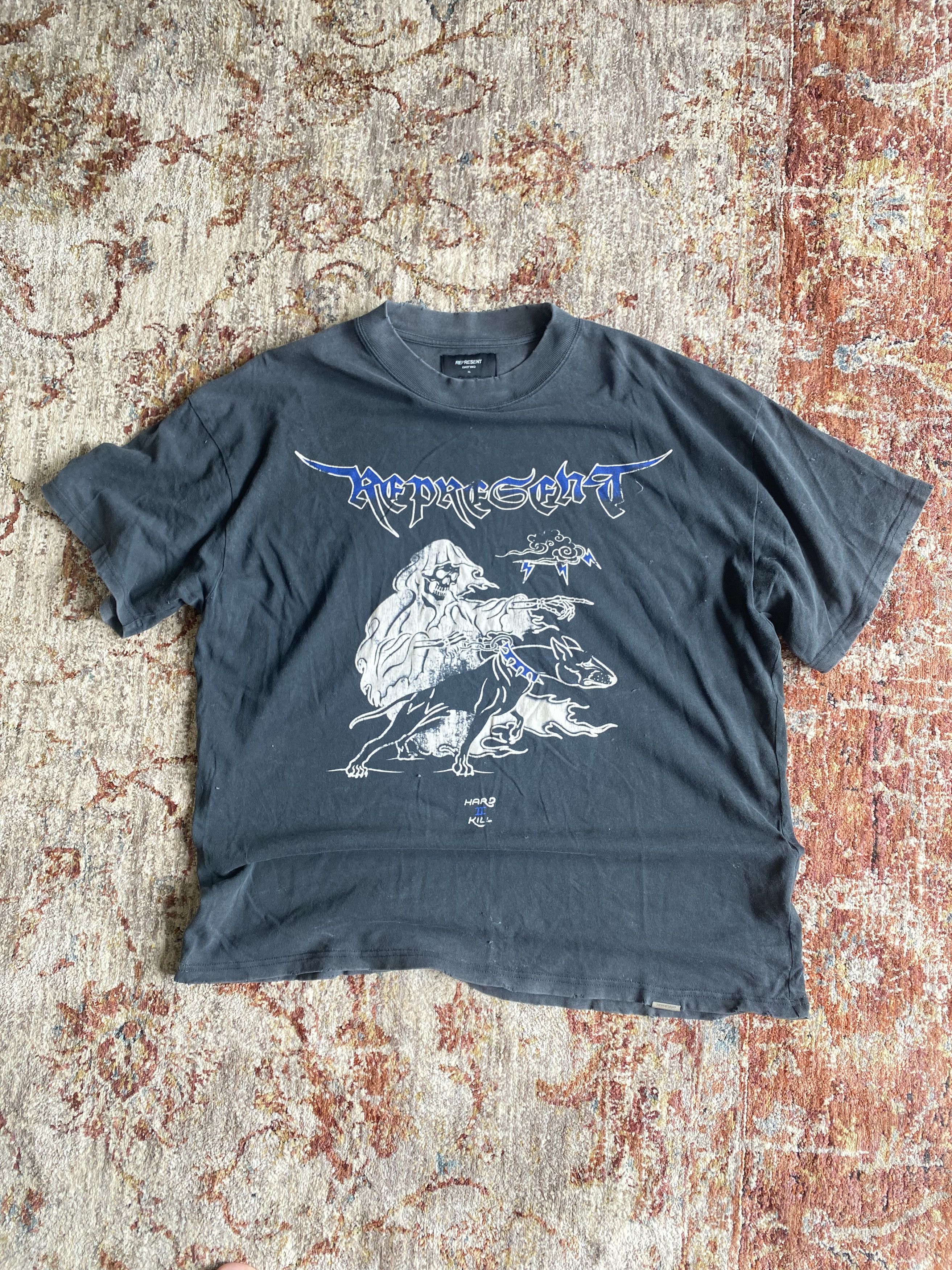 Represent Clo. "Hard 2 Kill" Graphic T Shirt Size US XL / EU 56 / 4 - 1 Thumbnail
