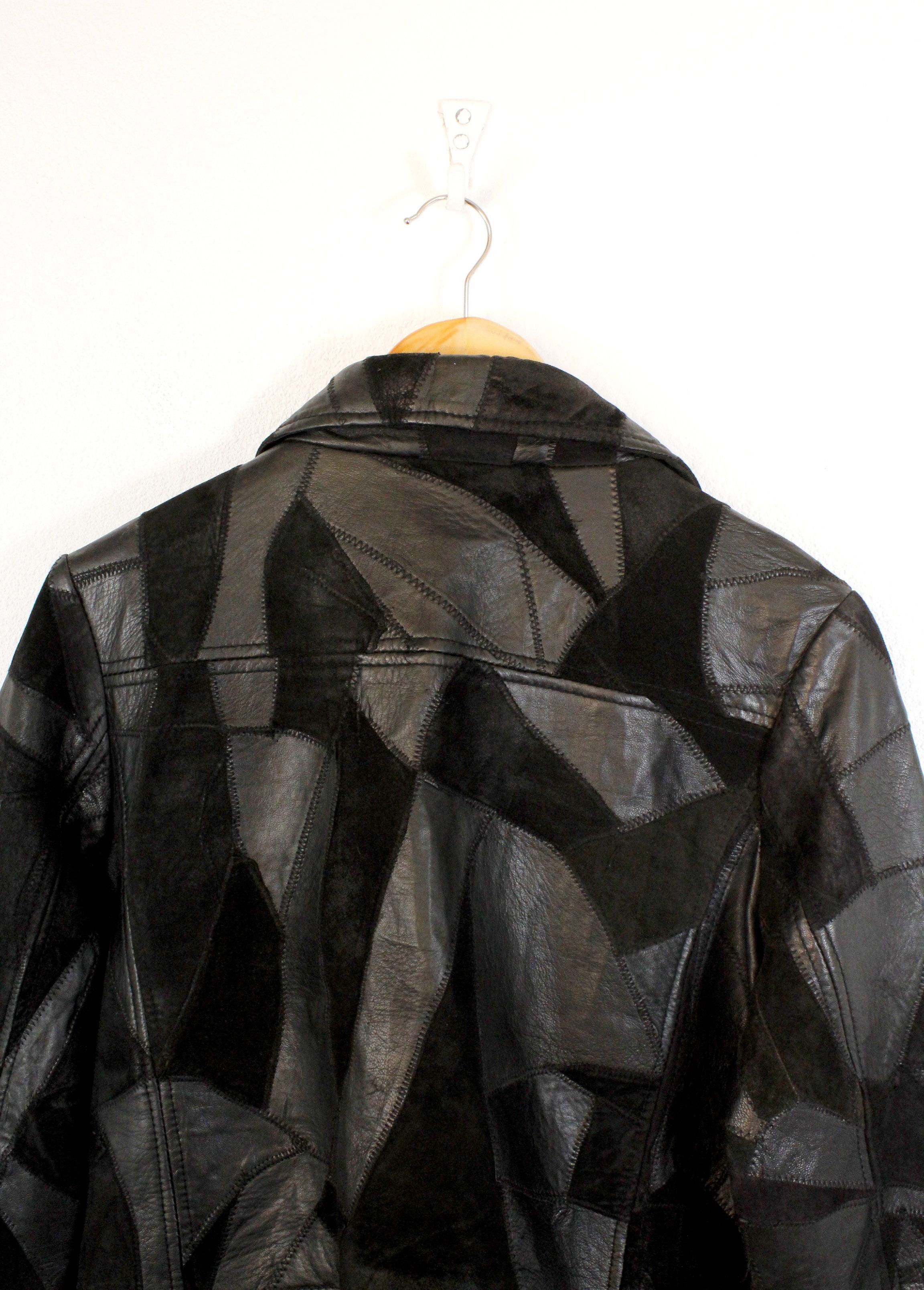Leather Womens Religion Leather Suede Patchwork Biker Jacket M size Size M / US 6-8 / IT 42-44 - 9 Thumbnail