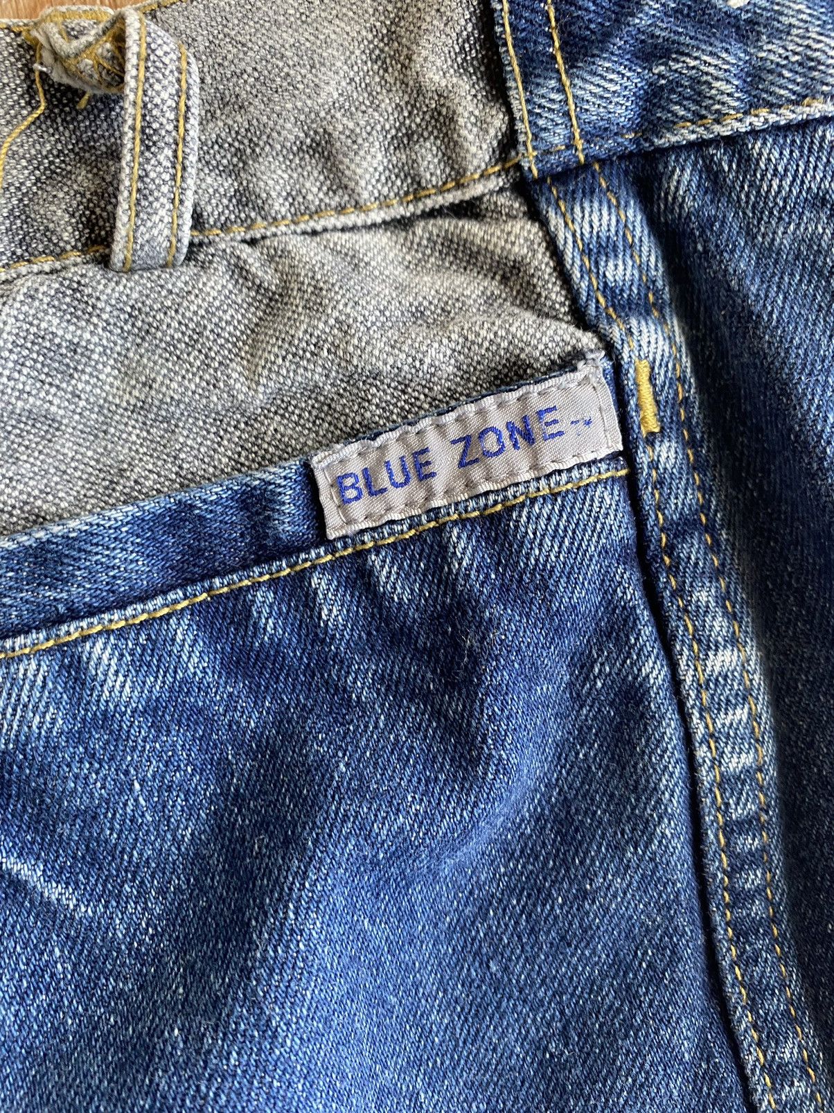Vintage Blue zone vintage denim jeans Size US 31 - 4 Thumbnail