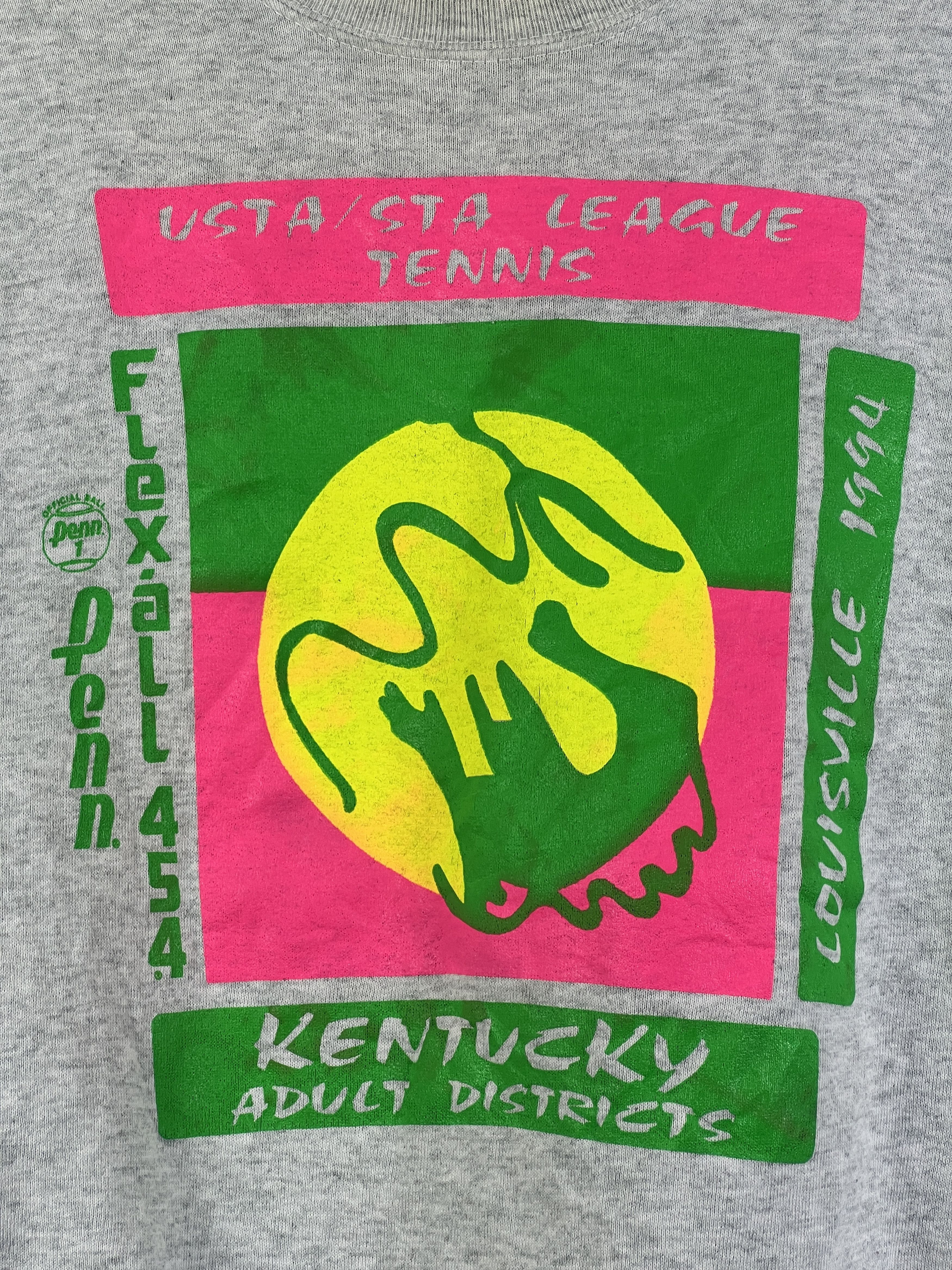 Vintage No.4909 Vintage 90s US Tennis League Promo Sweatshirt (XL) Size US XL / EU 56 / 4 - 2 Thumbnail