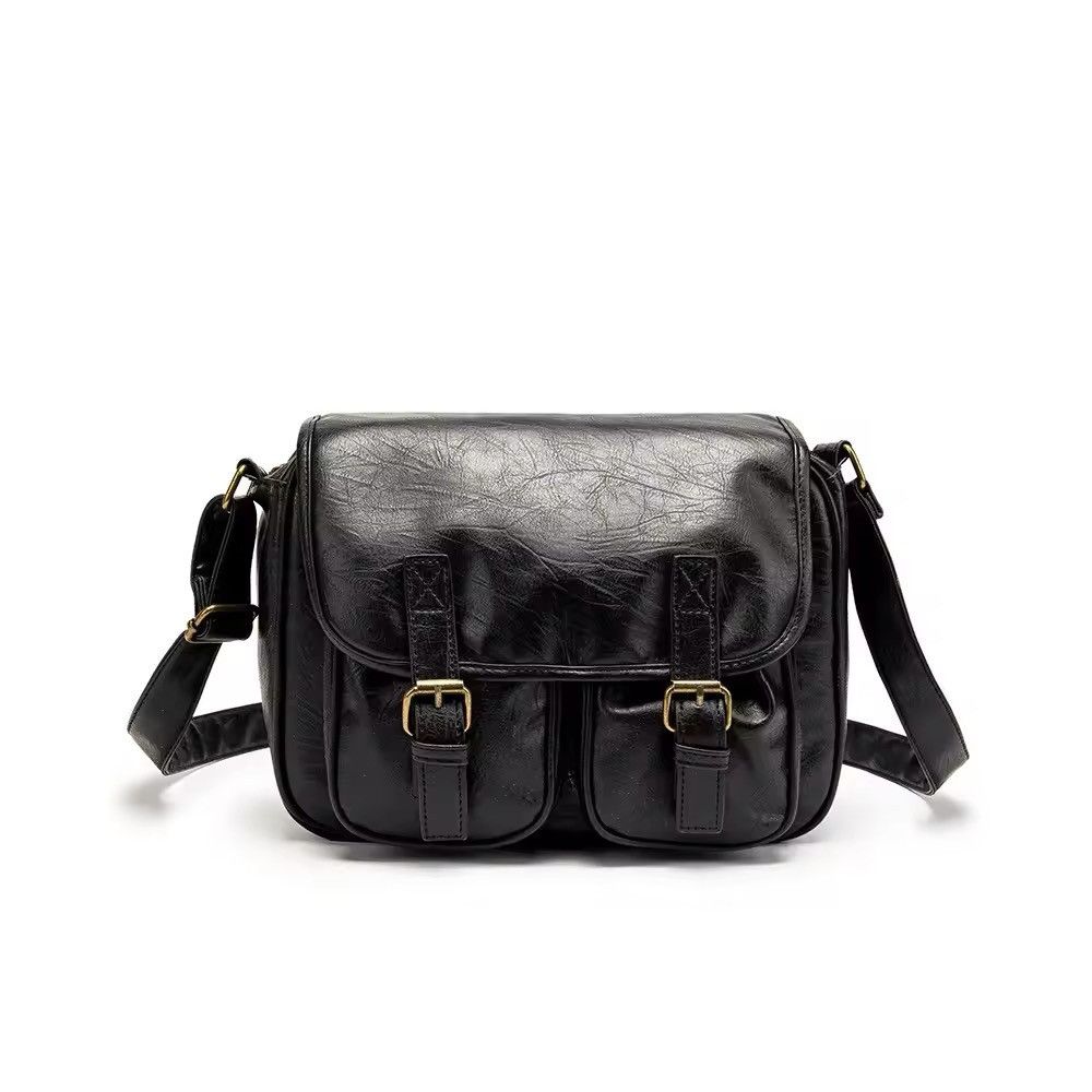 Leather Leather Messenger Bag Size ONE SIZE - 4 Thumbnail