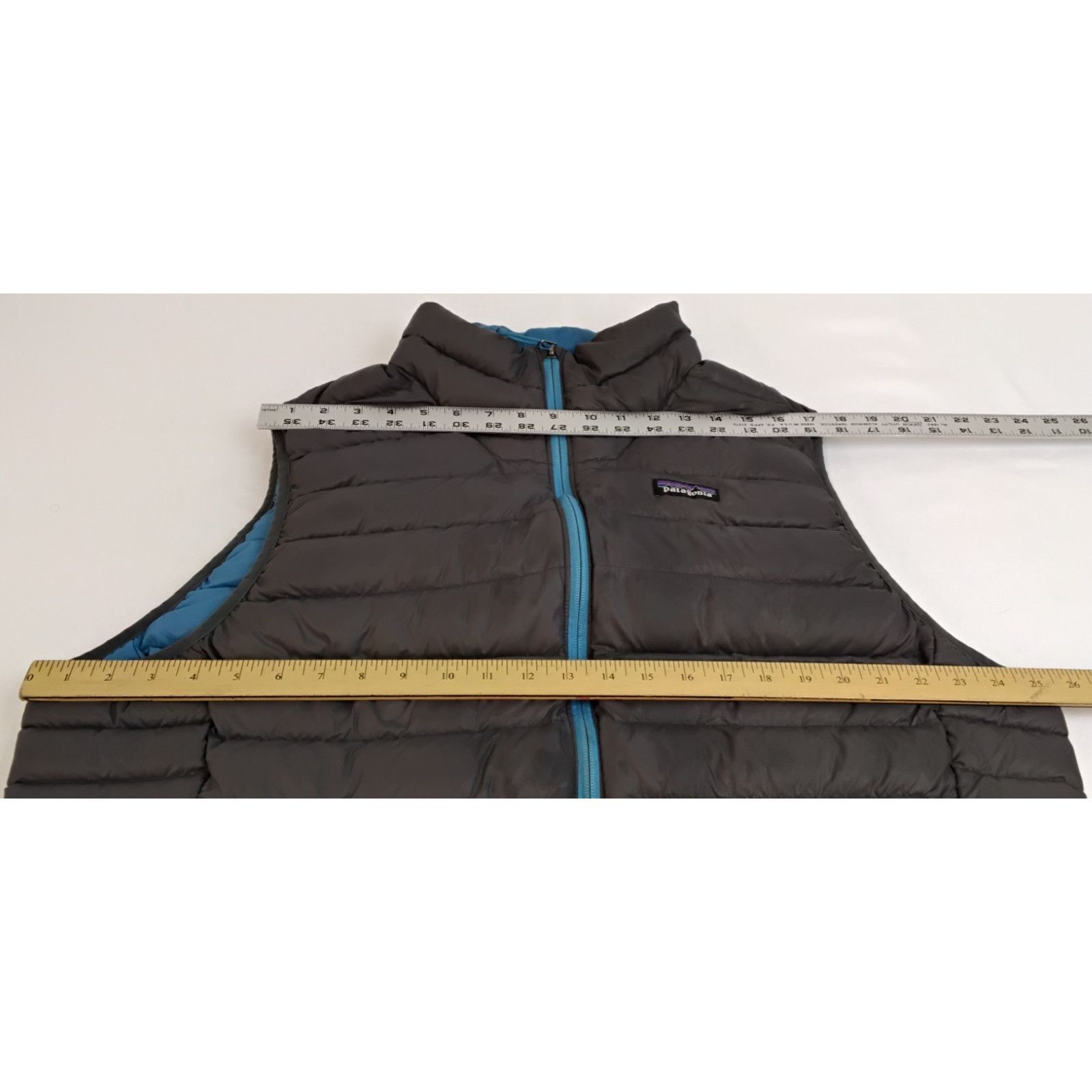 Patagonia Patagonia Netplus Shell Down Puffer Vest Men's 2XL Gray/Blue Size US XXL / EU 58 / 5 - 12 Thumbnail