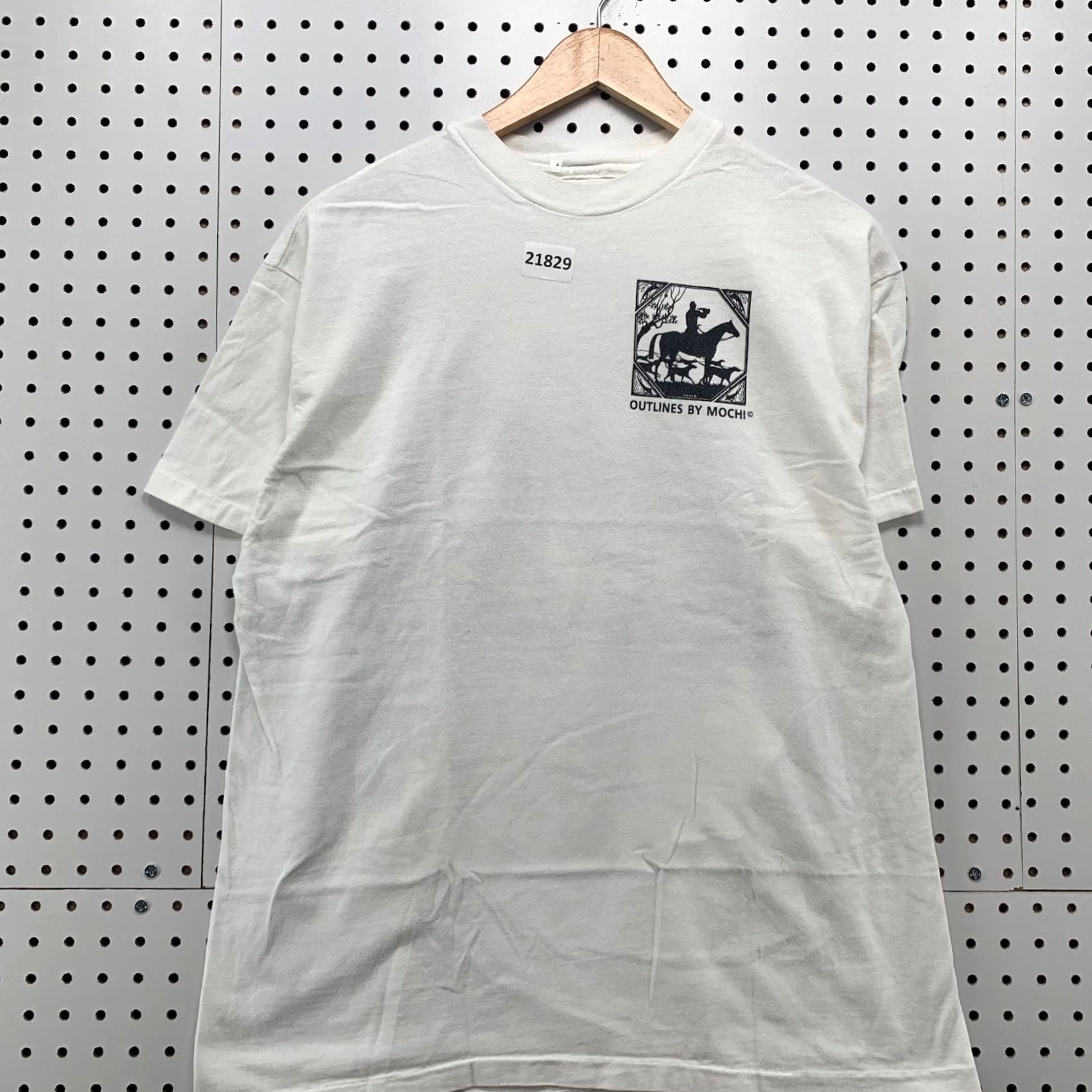 Vintage VINTAGE UGO Mochi Shirt White Single Stitch Artist TEE Adult Large 21x28.5 Size US L / EU 52-54 / 3 - 7 Thumbnail
