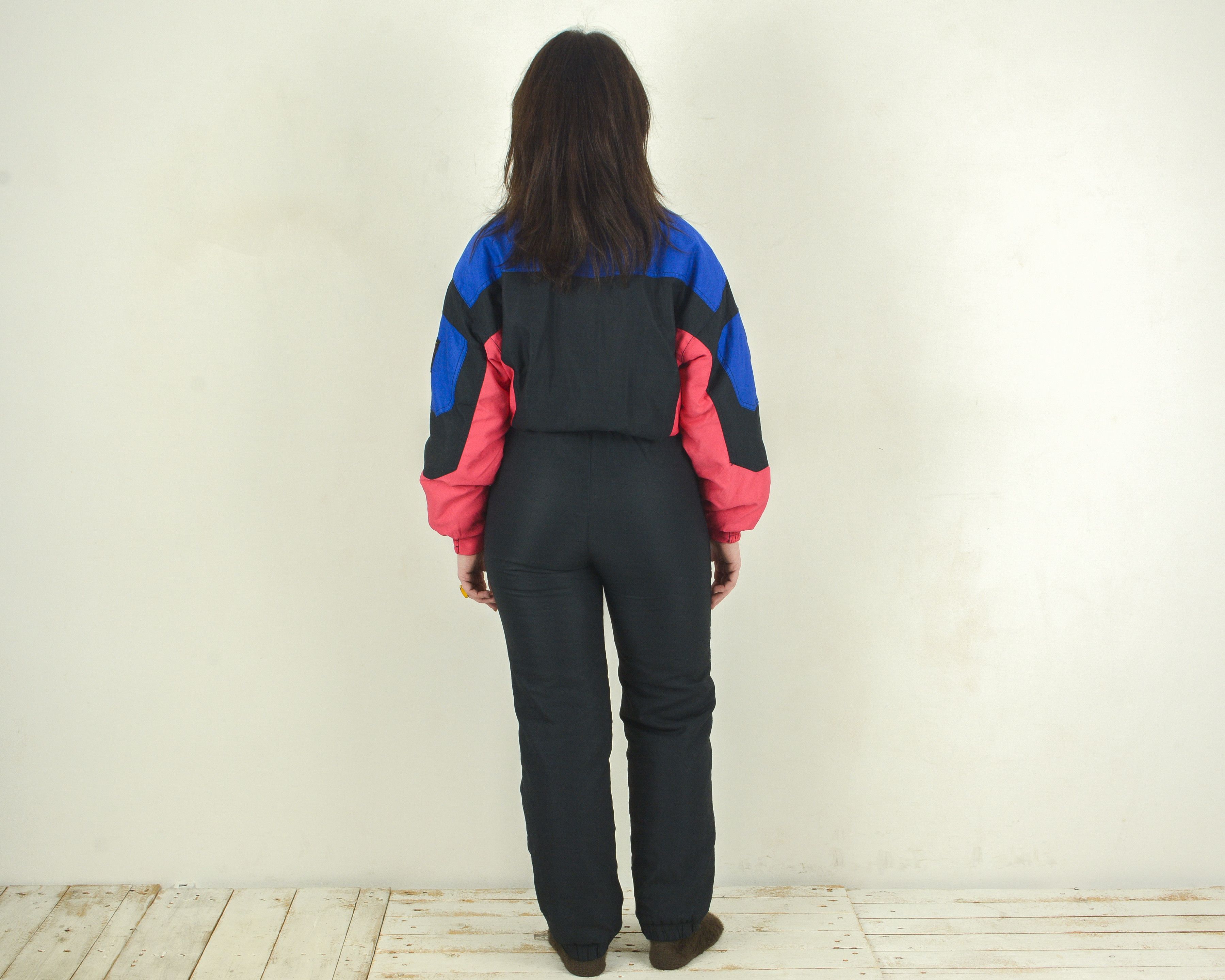 Vintage BRUGI Ski Wear y2k Snow Suit Women S Jumpsuit Skisuit Size 27" / US 4 / IT 40 - 4 Thumbnail