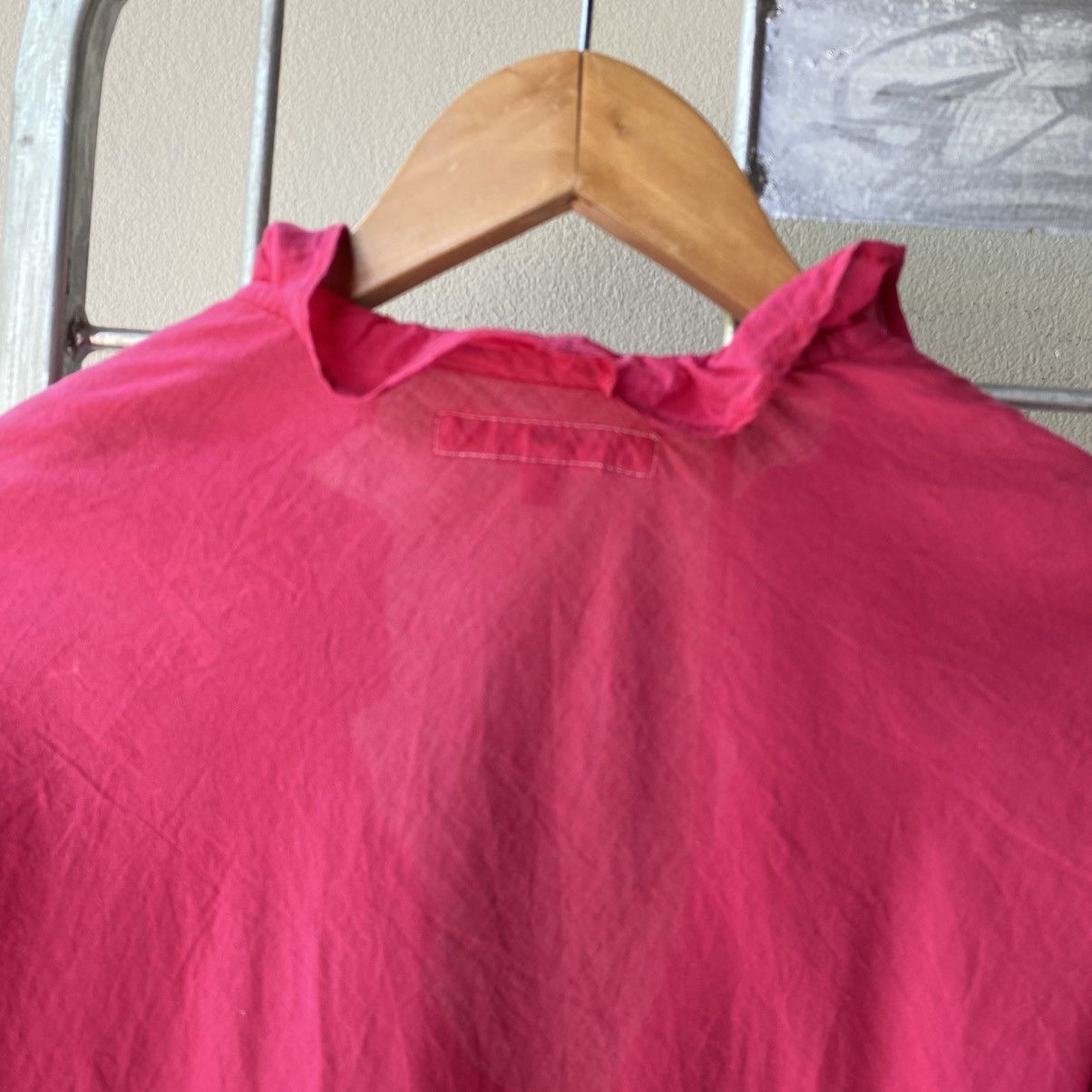 Designer × Japanese Brand H.Ranch Market Y2K Pink Ruffled V-Neck Blouse Size XS / US 0-2 / IT 36-38 - 4 Thumbnail