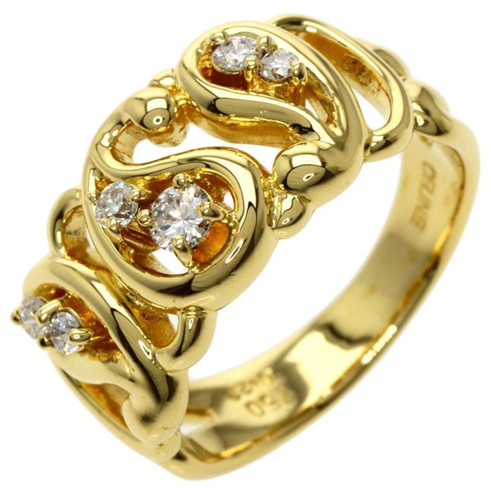 Celine Sterling Silver Ring plated in 18K Gold main image 1