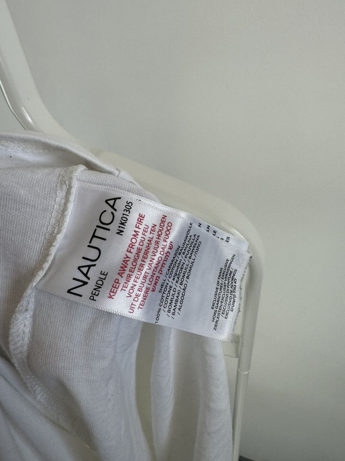 Nautica Nautica Original Sailing Apparel Big Logo Tee Size US M / EU 48-50 / 2 - 4 Thumbnail