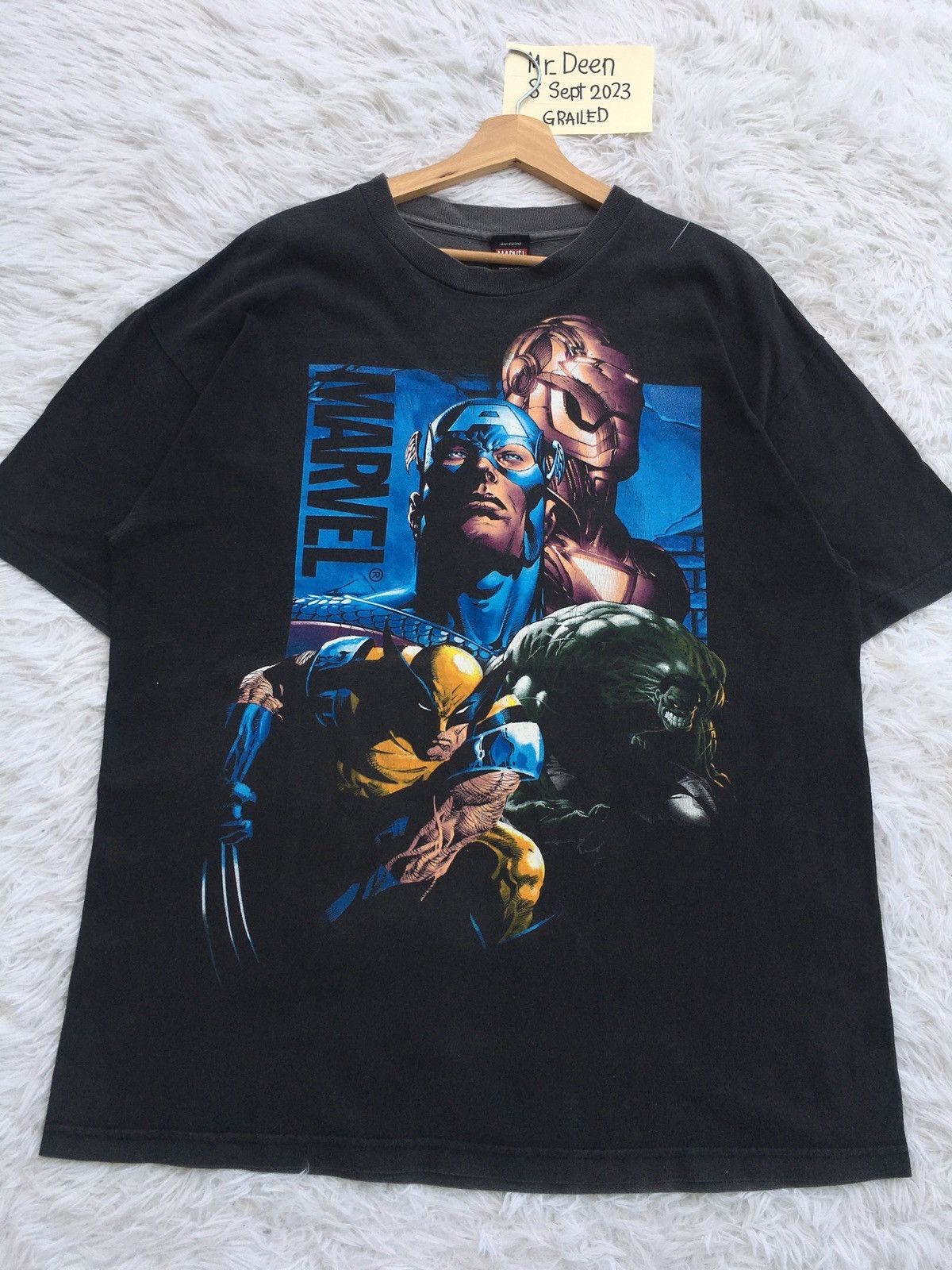 Marvel Comics Rare Marvel Superheros Printed Tshirt Size US XL / EU 56 / 4 - 4 Thumbnail
