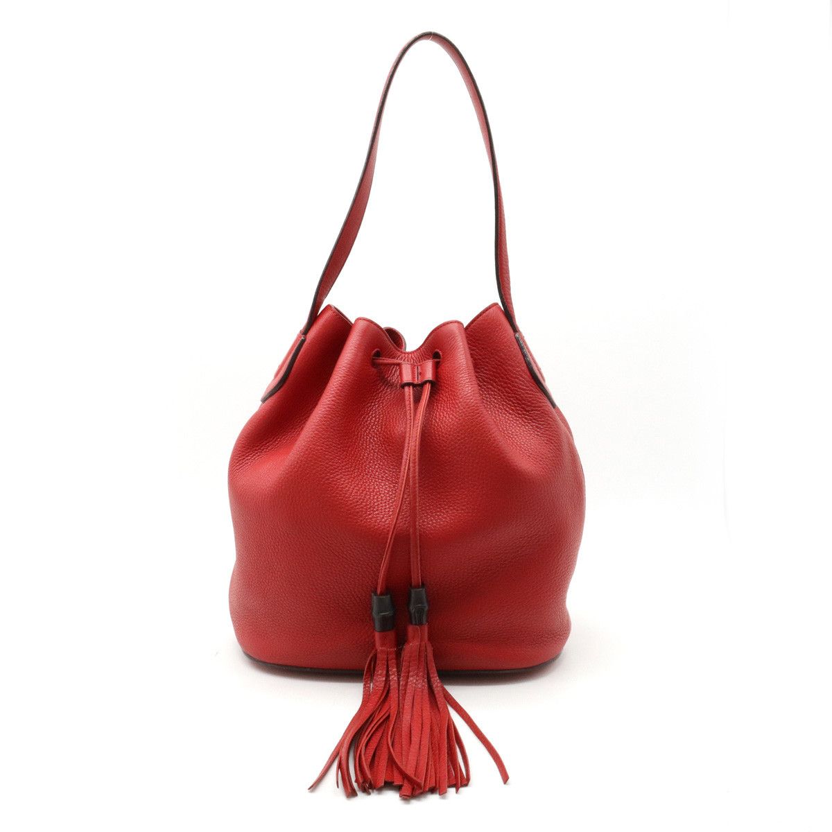 Gucci Gucci Gucci Bamboo Leather Shoulder Bag 354472 Leather Shoulder Bag 354472 in Very Good Condition Size ONE SIZE - 1 Thumbnail
