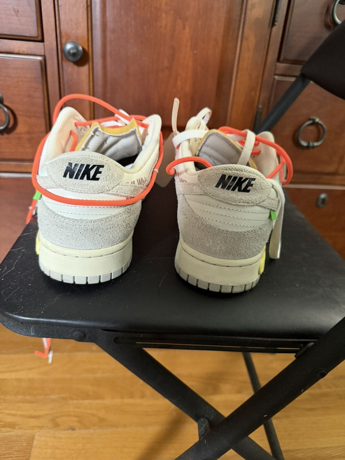 Nike × Off-White OffWhite Dunk Low Lot 11 Size US 12 / EU 45 - 6 Thumbnail