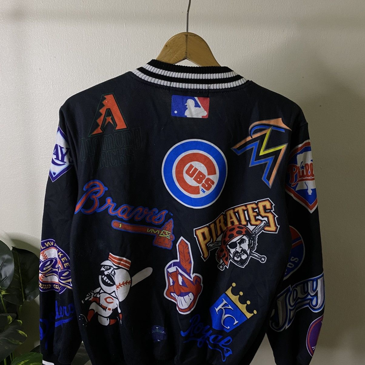 MLB Vintage Y2K HBAT x Baseball Club MLB AOP Varsity Jacket Size US S / EU 44-46 / 1 - 8 Thumbnail