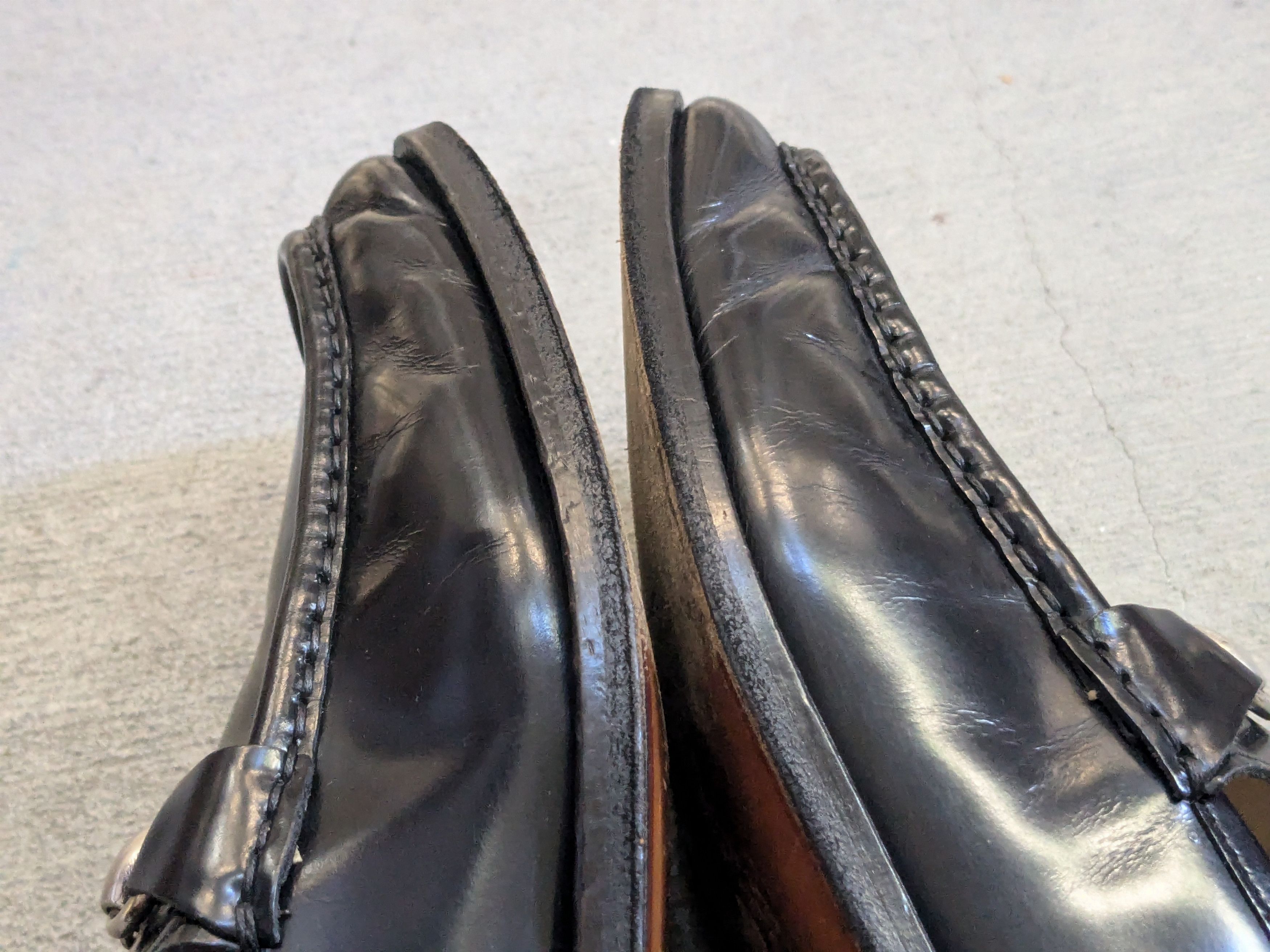 Gucci Gucci Loafers Black 9.5 D Leather Slip Ons Buckle Tom Ford Size US 9.5 / EU 42-43 - 12 Thumbnail