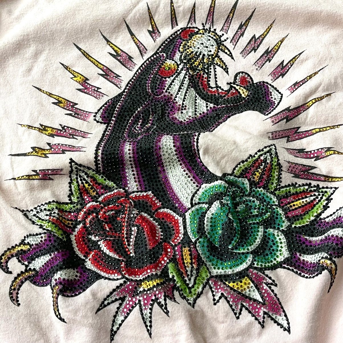 Ed Hardy Vintage Ed Hardy by Christian Audigier T Shirt tee y2k Size L / US 10 / IT 46 - 8 Thumbnail
