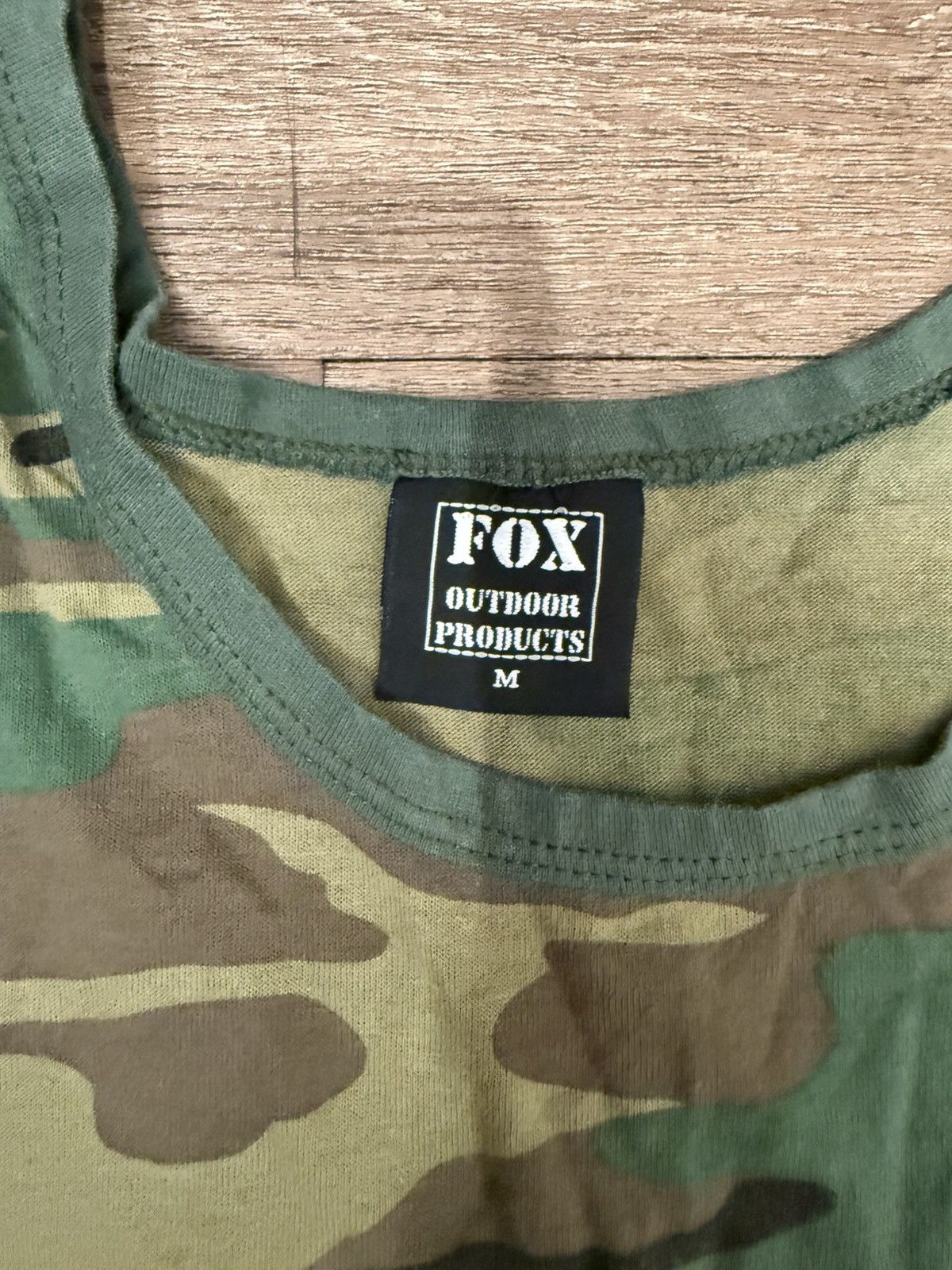 Vintage ***FINAL DROP***RARE 90s FOX OUTDOOR BOOT CAMP CAMO TANK M Size US M / EU 48-50 / 2 - 3 Thumbnail