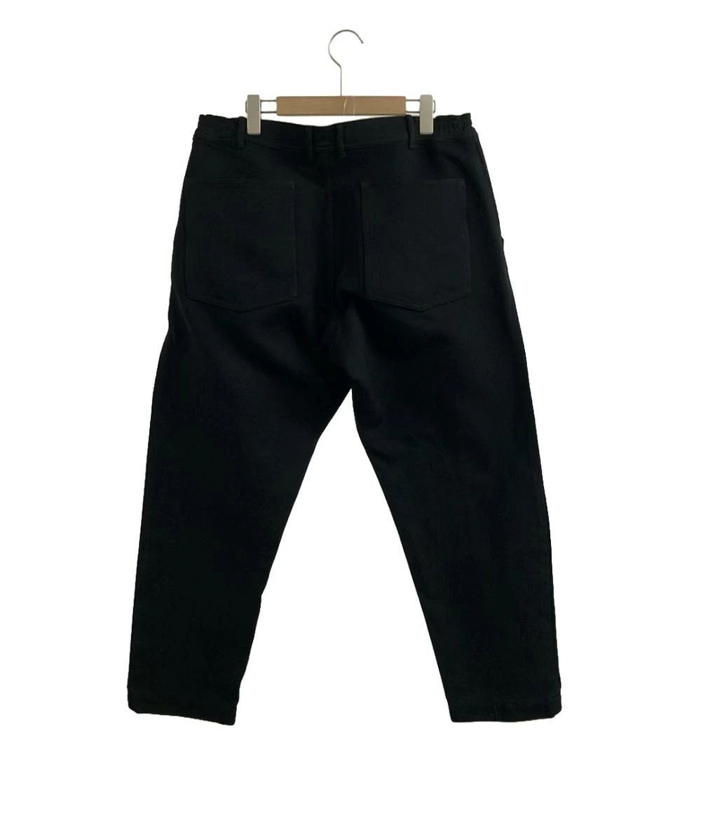 Comme des Garcons Tapered Pants Plain Zip Fly Straight Cut Full Length Black Size US 35 - 2 Thumbnail