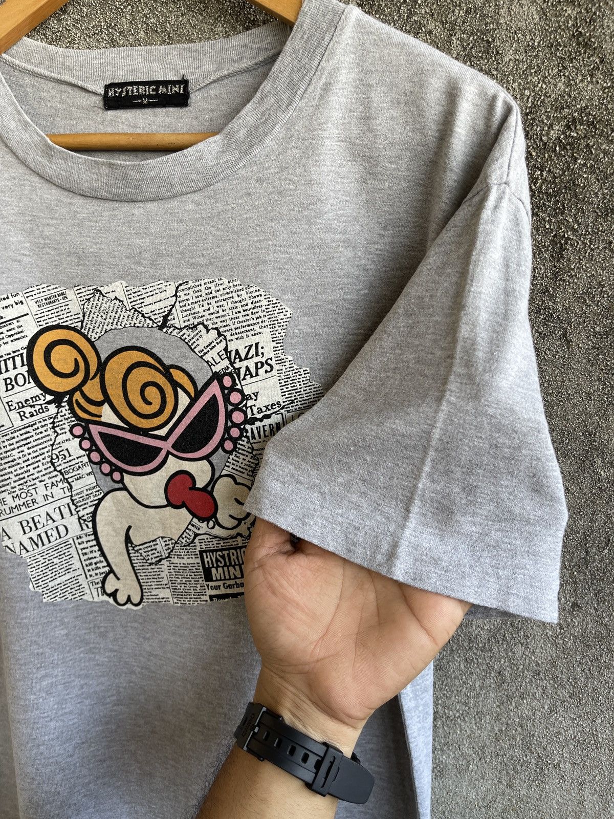 Hysteric Glamour Vintage’90s🔥HYSTERIC GLAMOUR🔥Mirrored big Print Tshirt Size US M / EU 48-50 / 2 - 4 Thumbnail